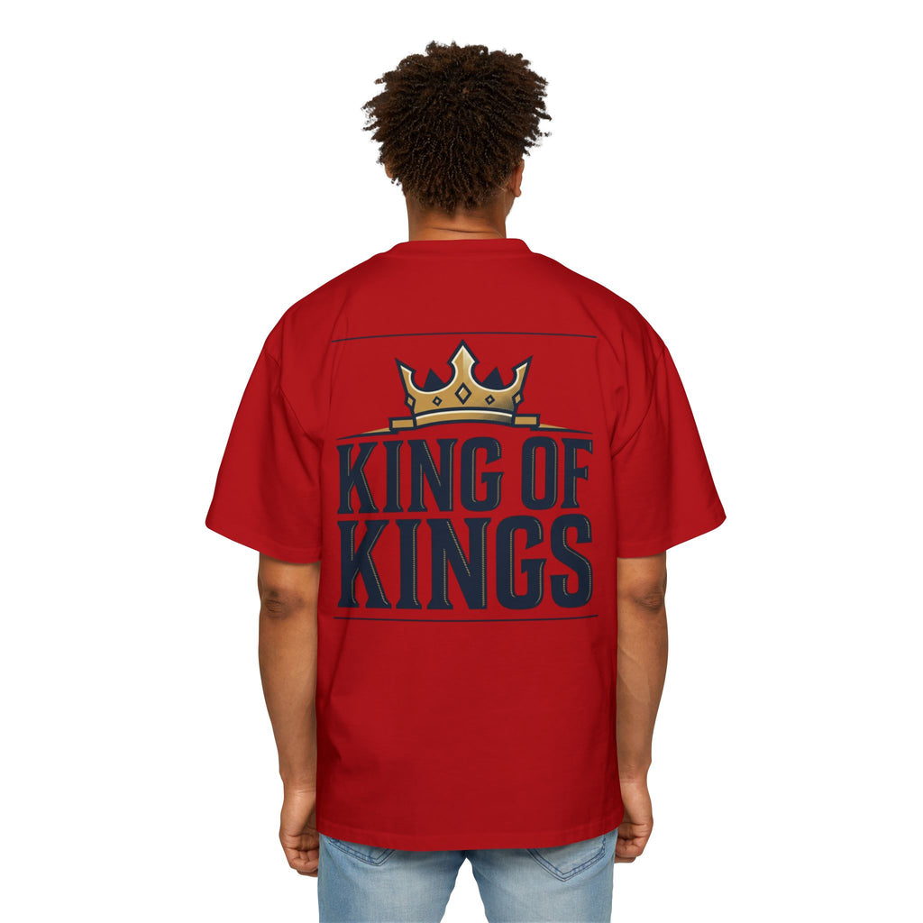 King of Kings Tee — Men's Oversized Graphic T-Shirt with Crown Design