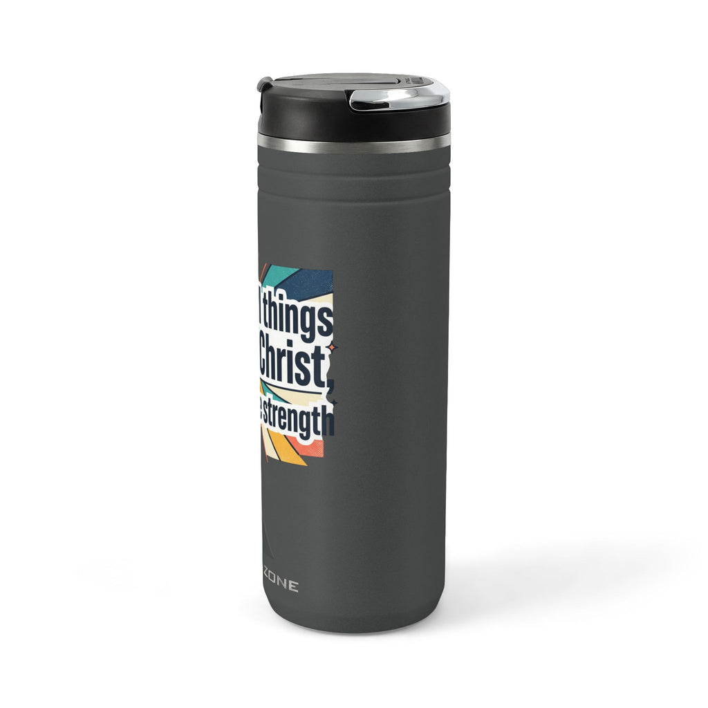 i can do all things emblem tumbler | Stainless steel straw tumbler 24oz
