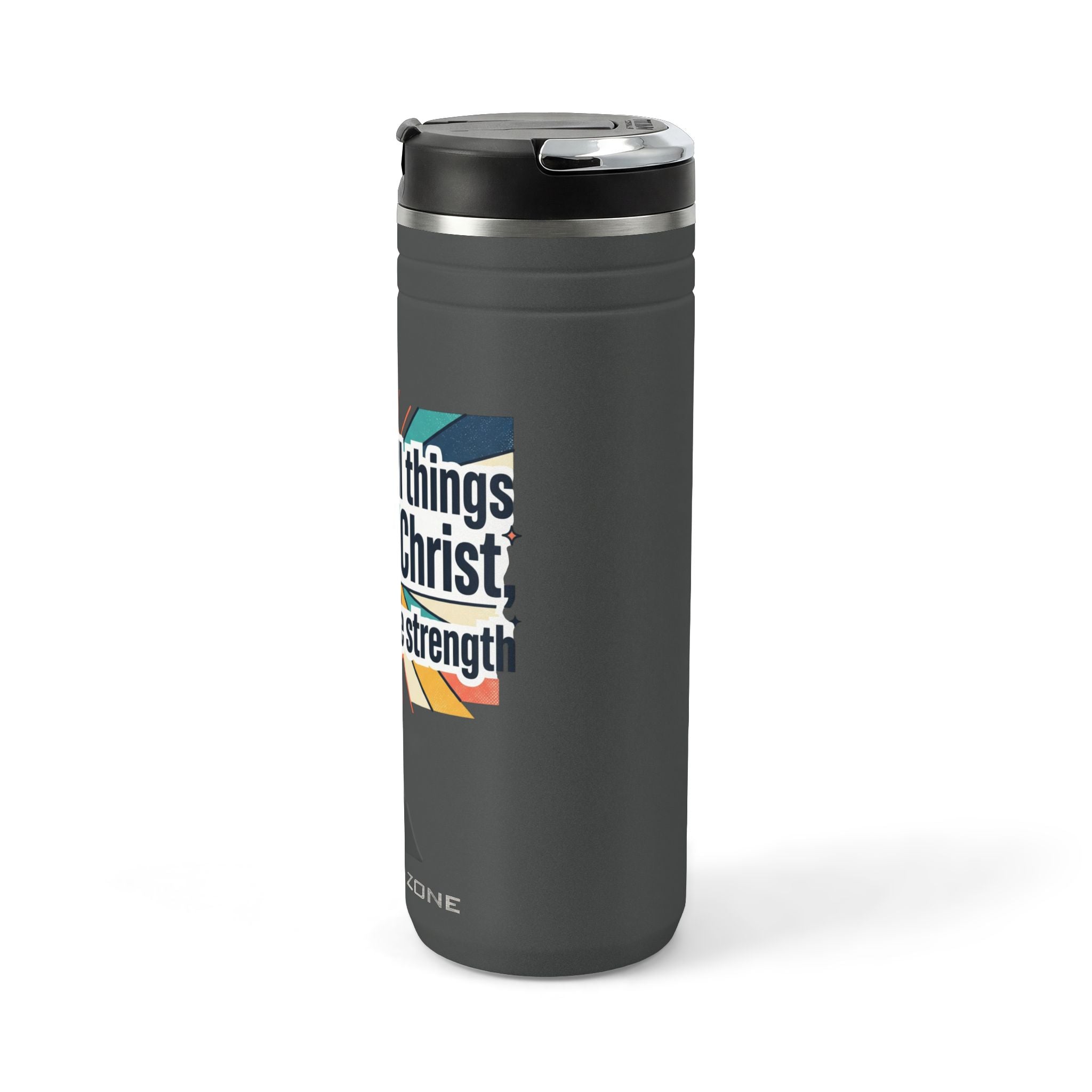 i can do all things emblem tumbler | Stainless steel straw tumbler 24oz
