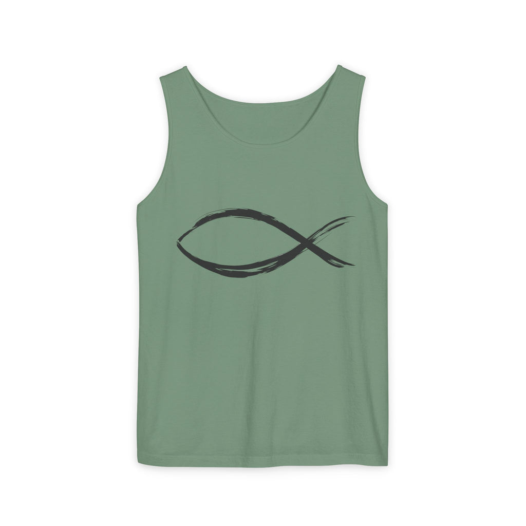 Fish Symbal tank top | Christian faith apparel