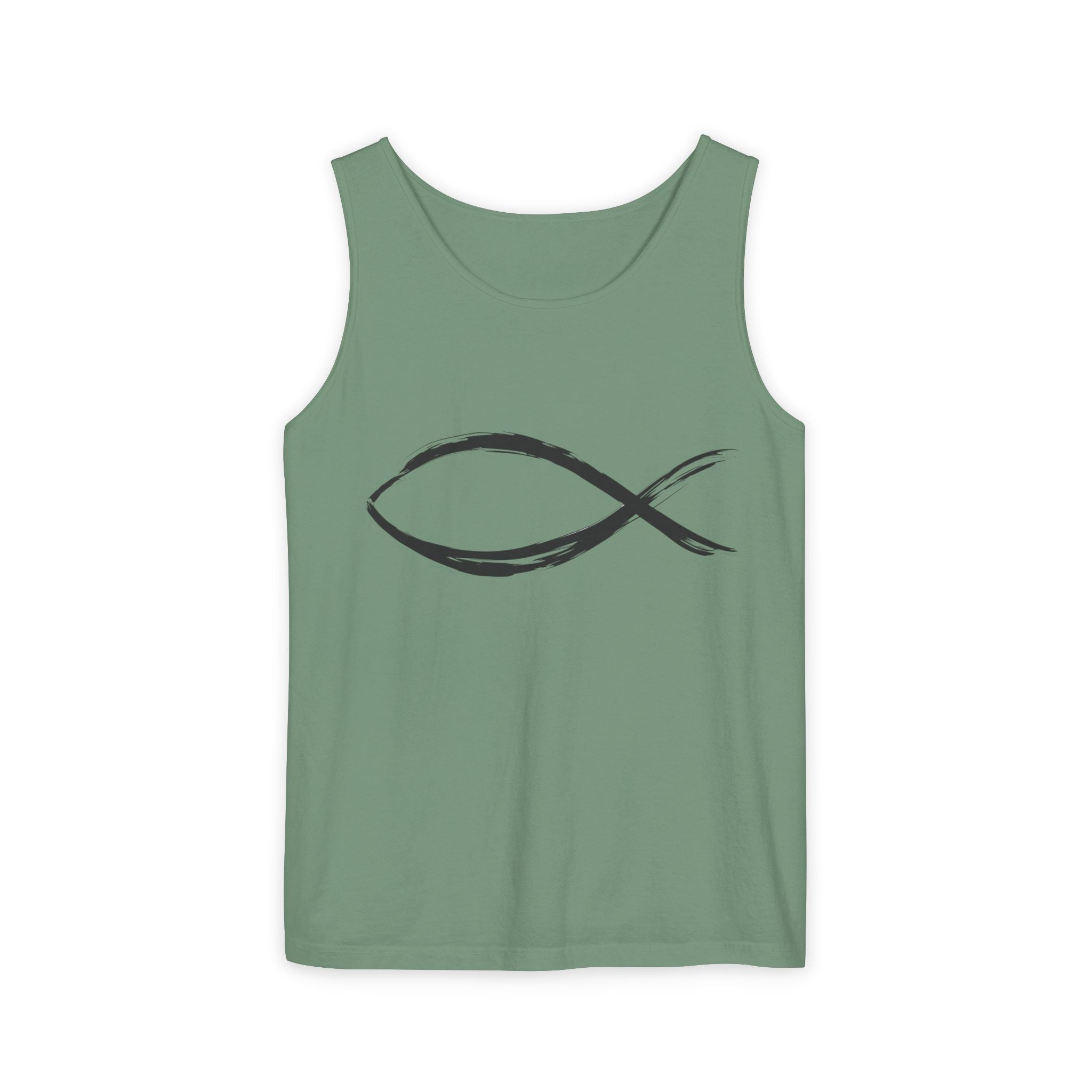 Fish Symbal tank top | Christian faith apparel