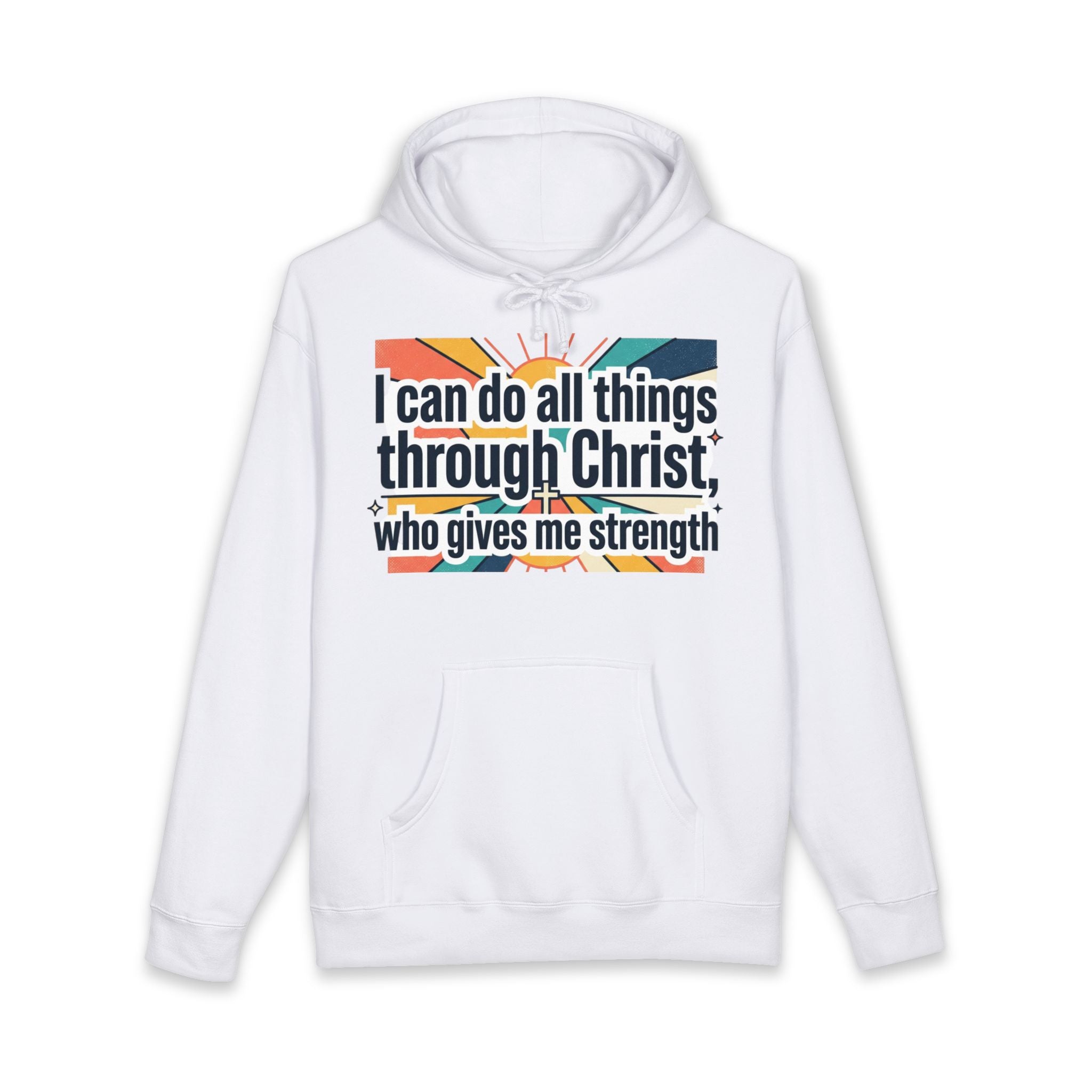 All things through God Hooded Sweatshirt