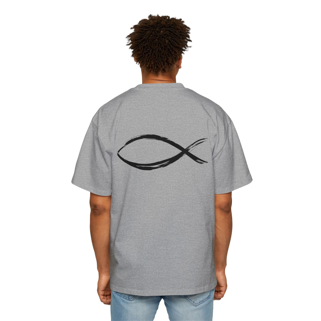 Fish Christian Symbol| Grunge Christian Tee