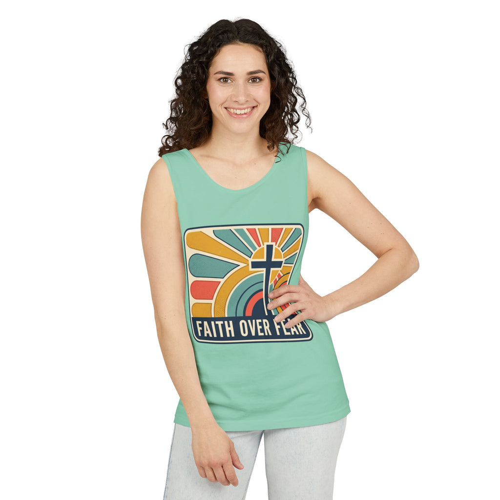 Faith over Fear tank top | Christian faith apparel