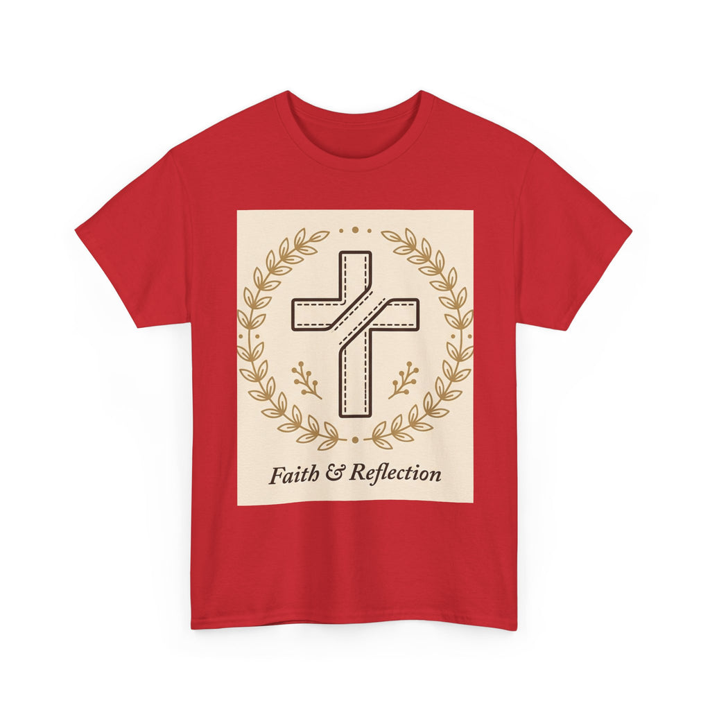 Faith & Reflection Cross T-Shirt | Christian Scripture Tee