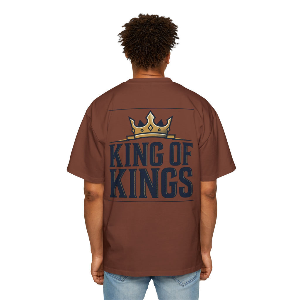 King of Kings Tee — Men's Oversized Graphic T-Shirt with Crown Design