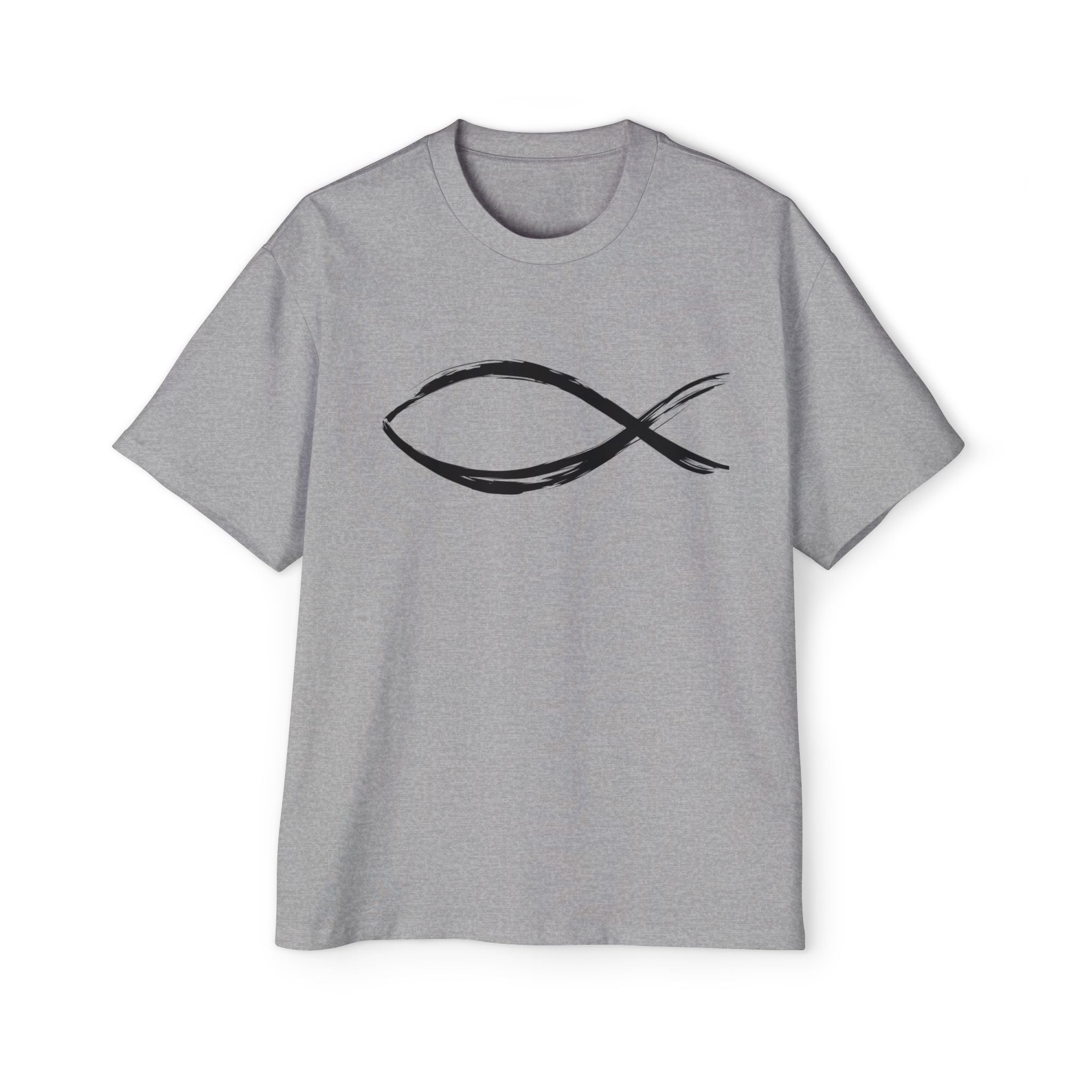 Fish Christian Symbol| Grunge Christian Tee
