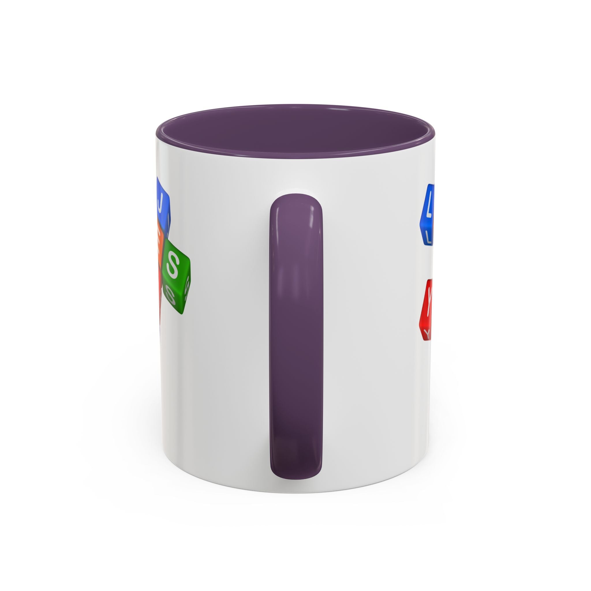 Colorful Letter Blocks 'Jesus Loves You' Mug | Accent Coffee Mug