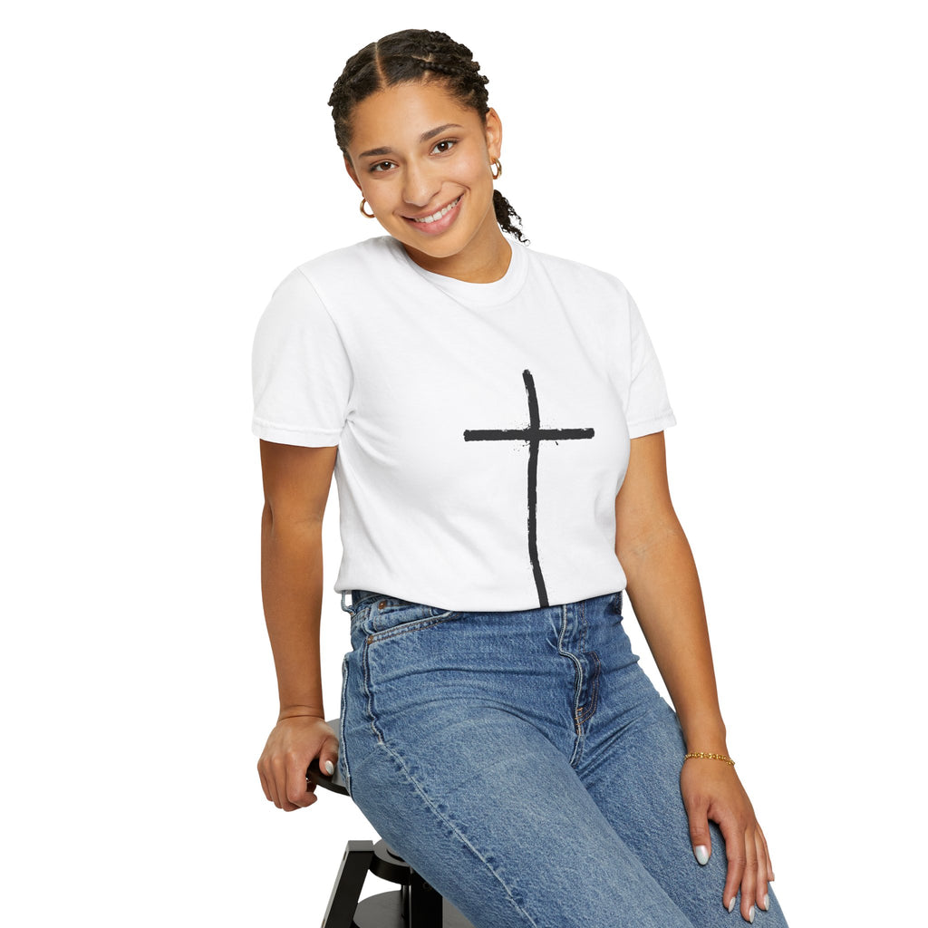Cross T-shirt | Religious Gothic Faith Design