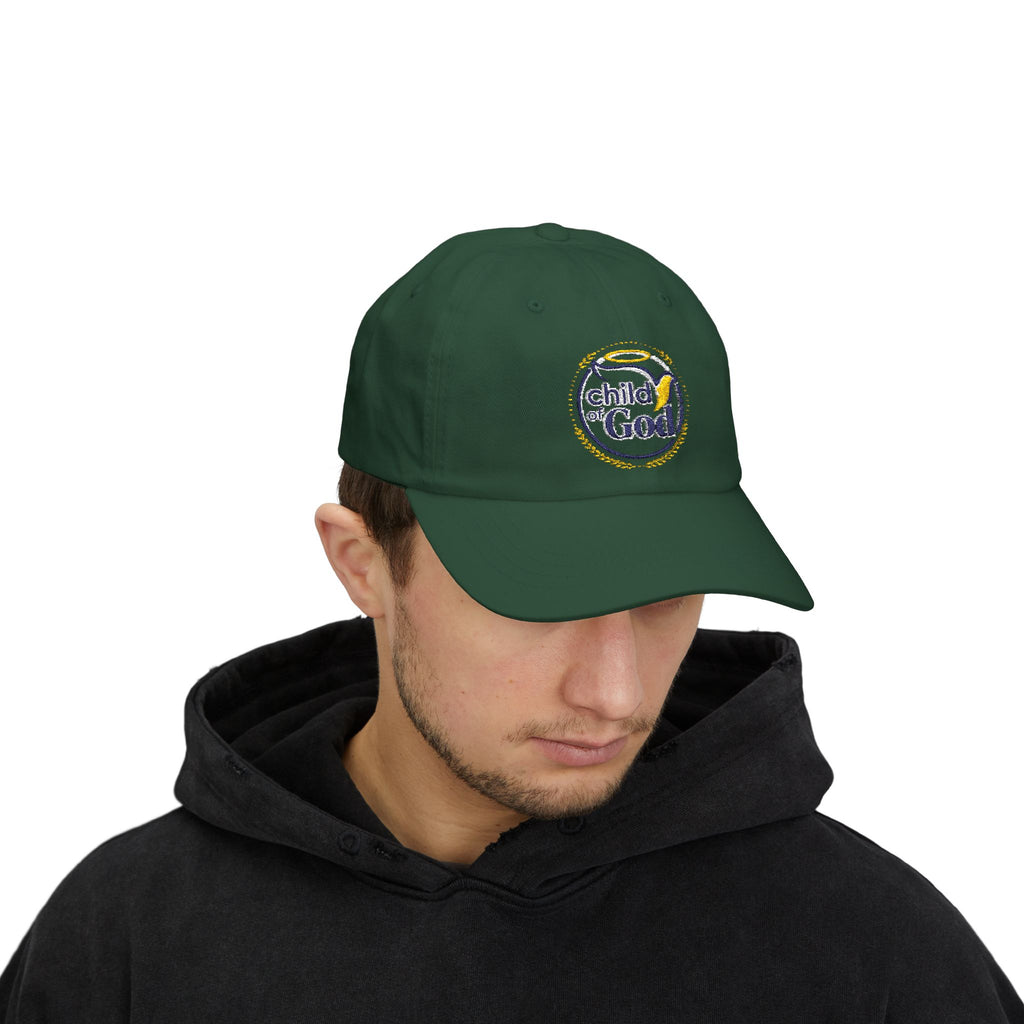 Child of God Dad Cap — Christian Embroidered Baseball Hat