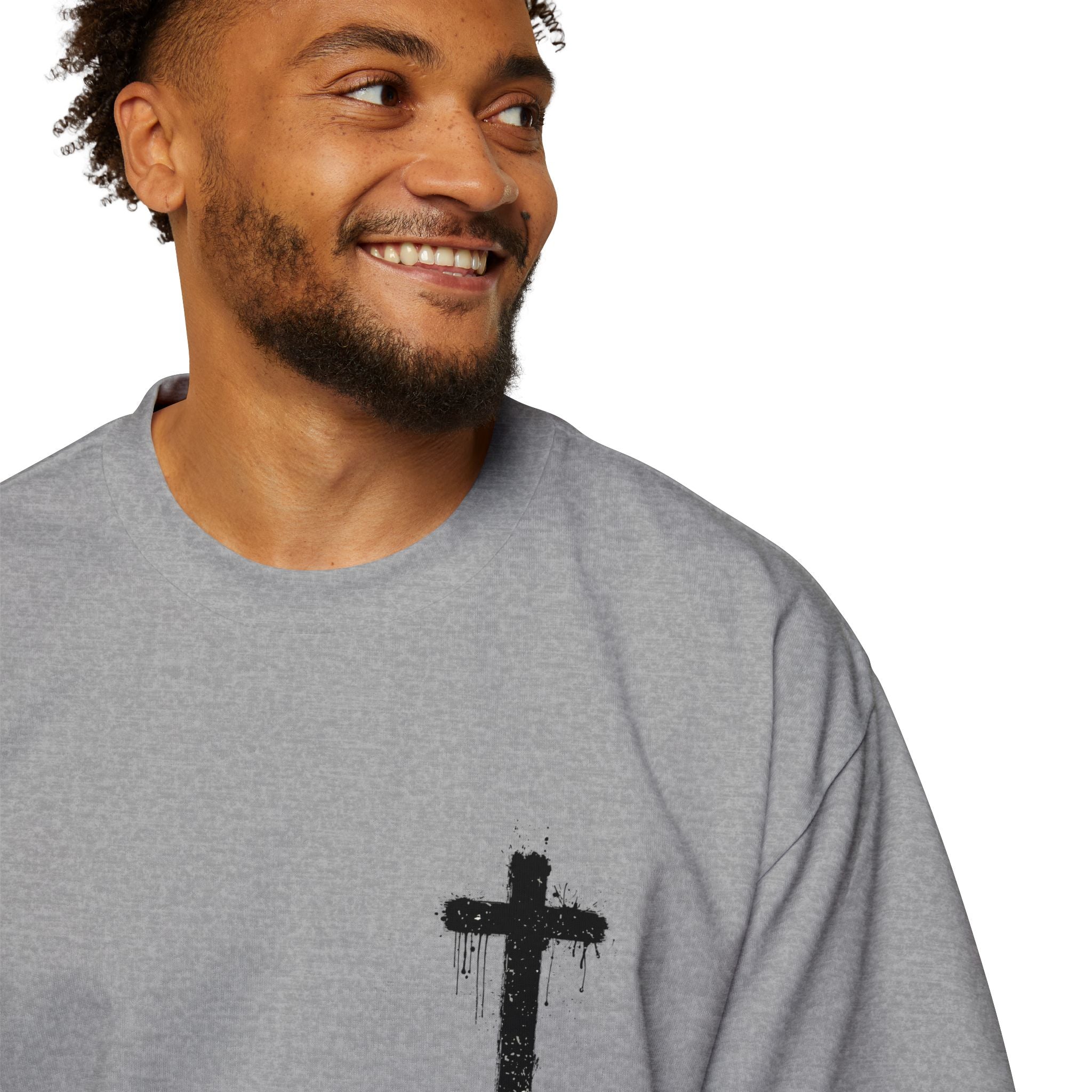 Dripping Paint Cross T-Shirt | Grunge Christian Tee