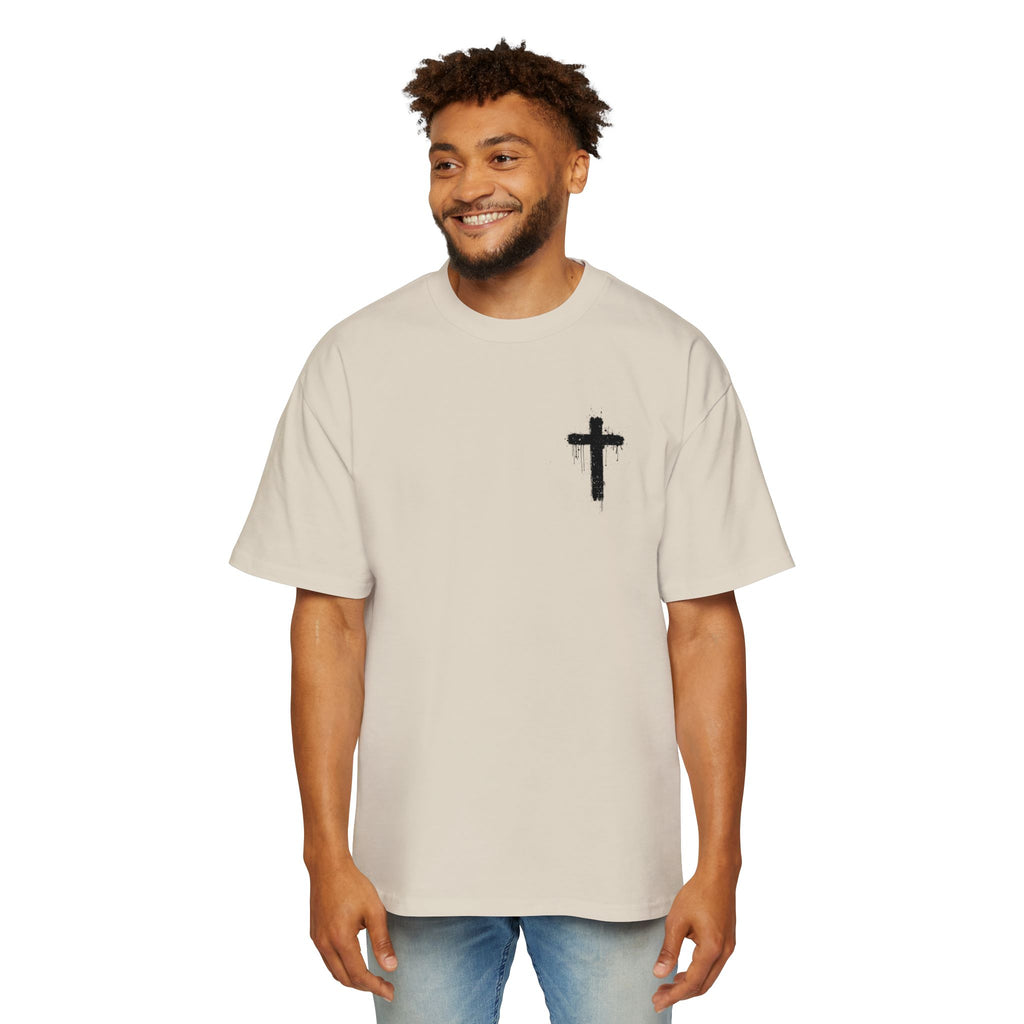 Dripping Paint Cross T-Shirt | Grunge Christian Tee