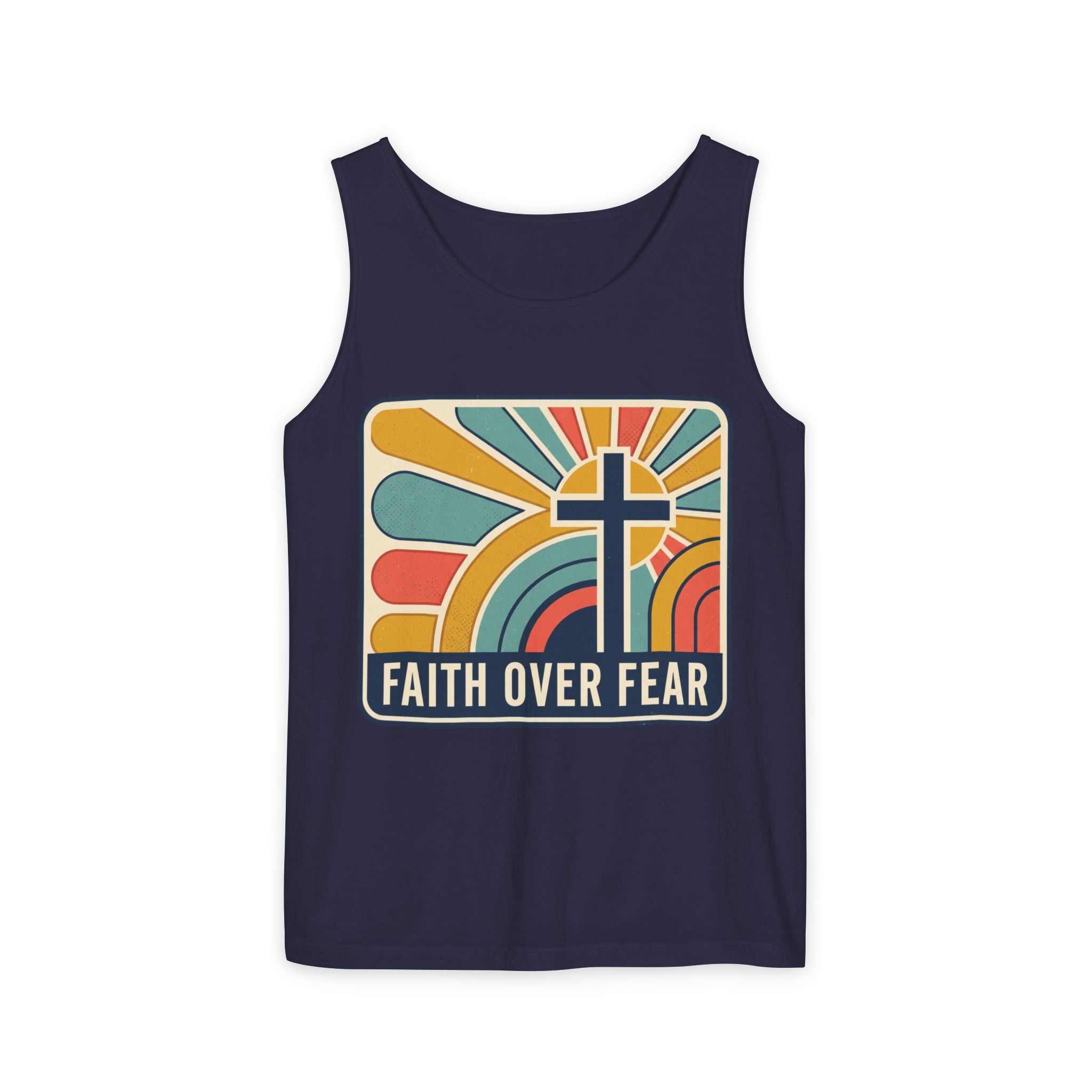 Faith over Fear tank top | Christian faith apparel