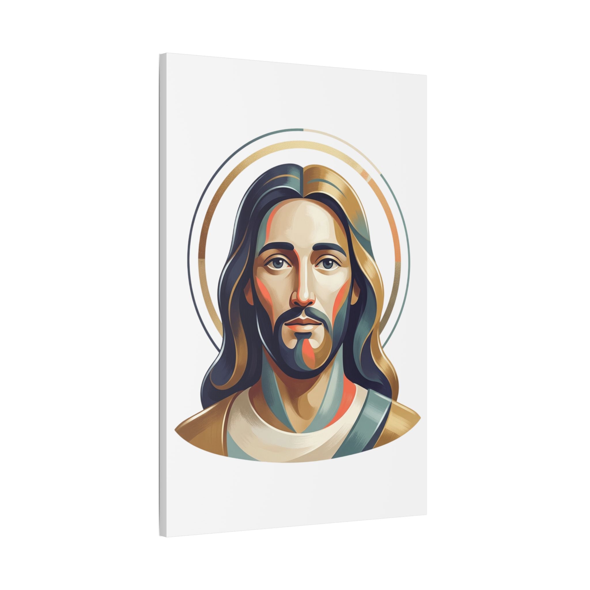 Jesus Portrait Satin Canvas