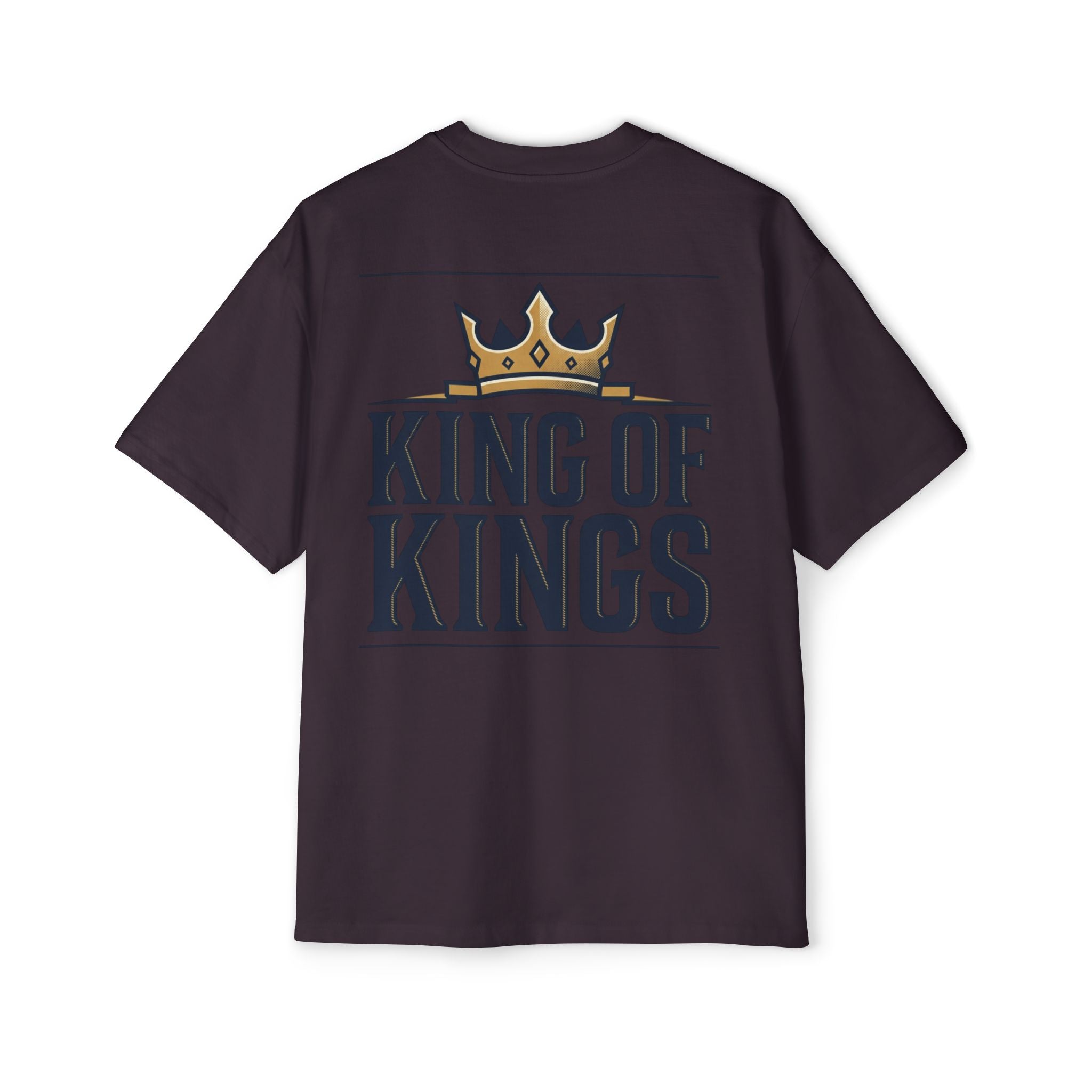 King of Kings Tee — Men's Oversized Graphic T-Shirt with Crown Design