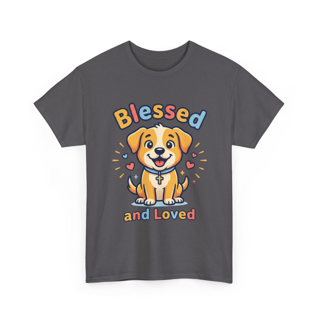 Blessed and Loved Puppy T-Shirt — Cute Dog Graphic Tee for Pet Lovers