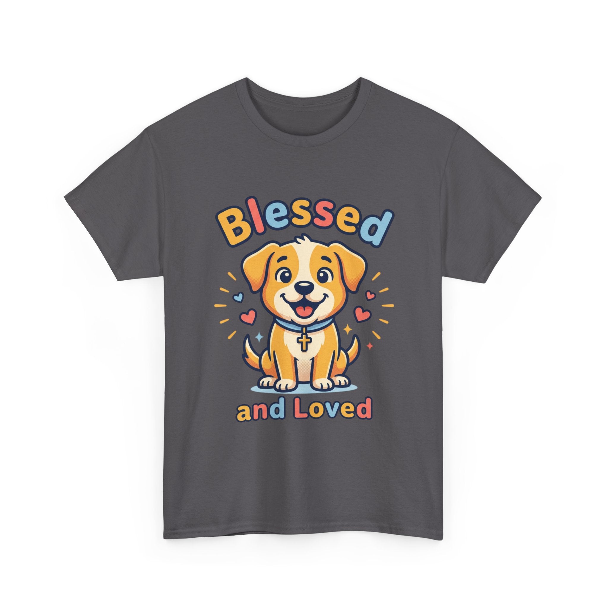 Blessed and Loved Puppy T-Shirt — Cute Dog Graphic Tee for Pet Lovers