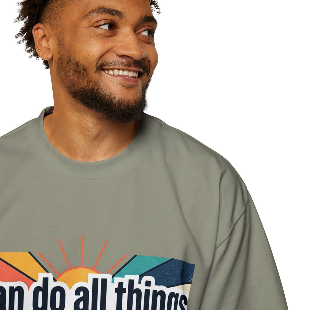I can do all things through Christ who gives me strength T-Shirt | Grunge Christian Tee
