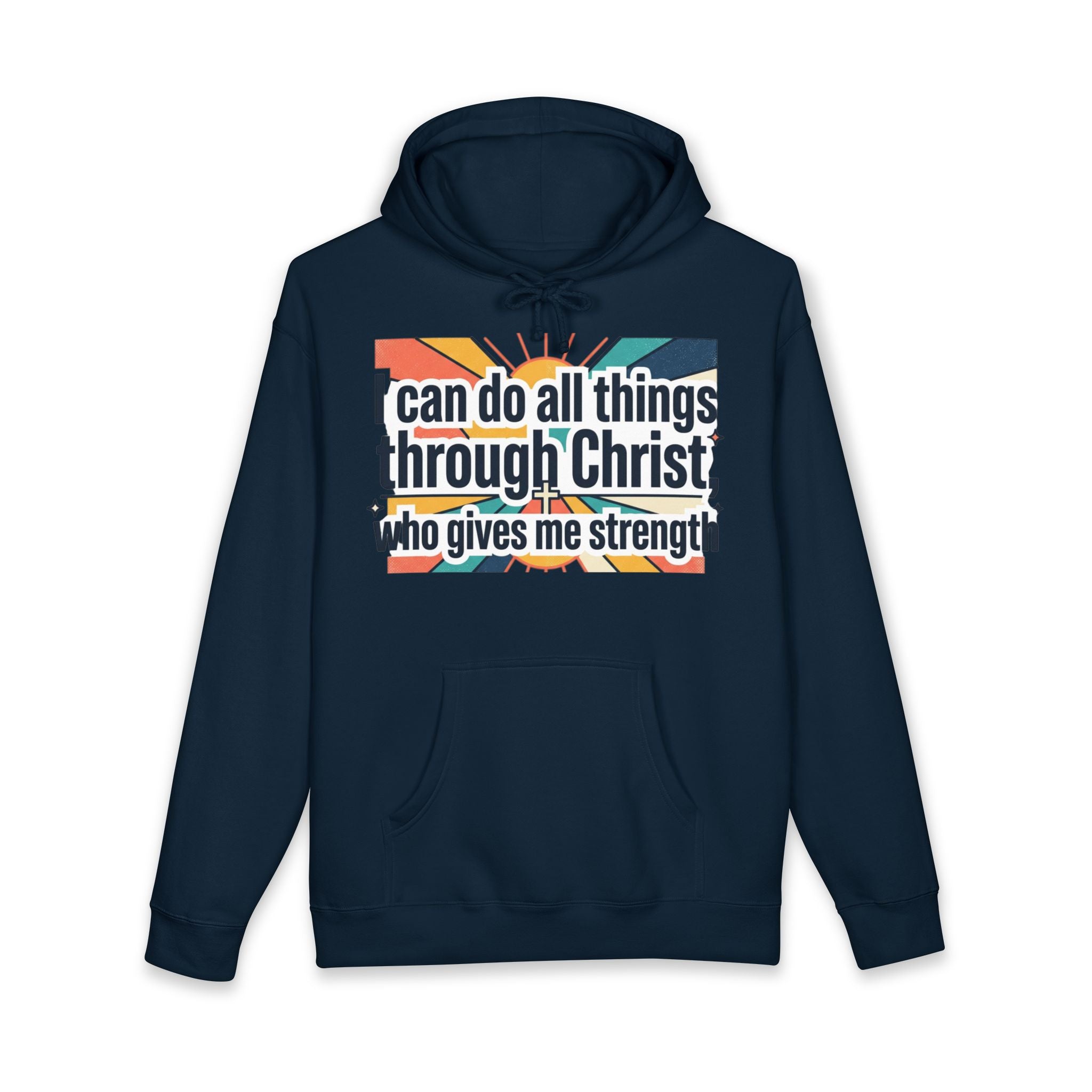 All things through God Hooded Sweatshirt