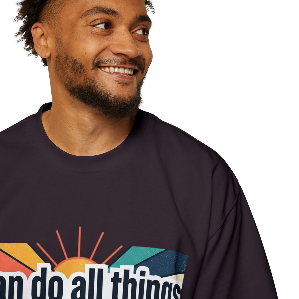 I can do all things through Christ who gives me strength T-Shirt | Grunge Christian Tee