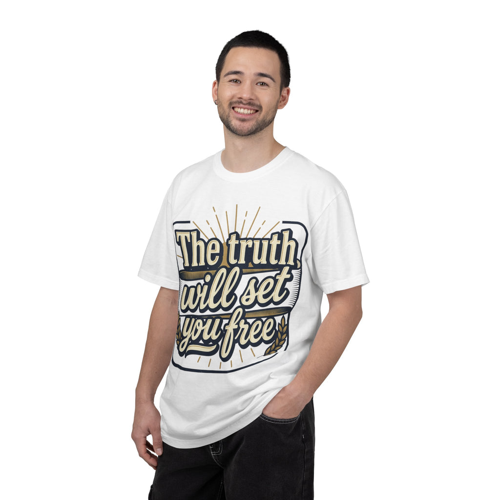 T-Shirt — "The Truth Will Set You Free" Inspirational Graphic Tee