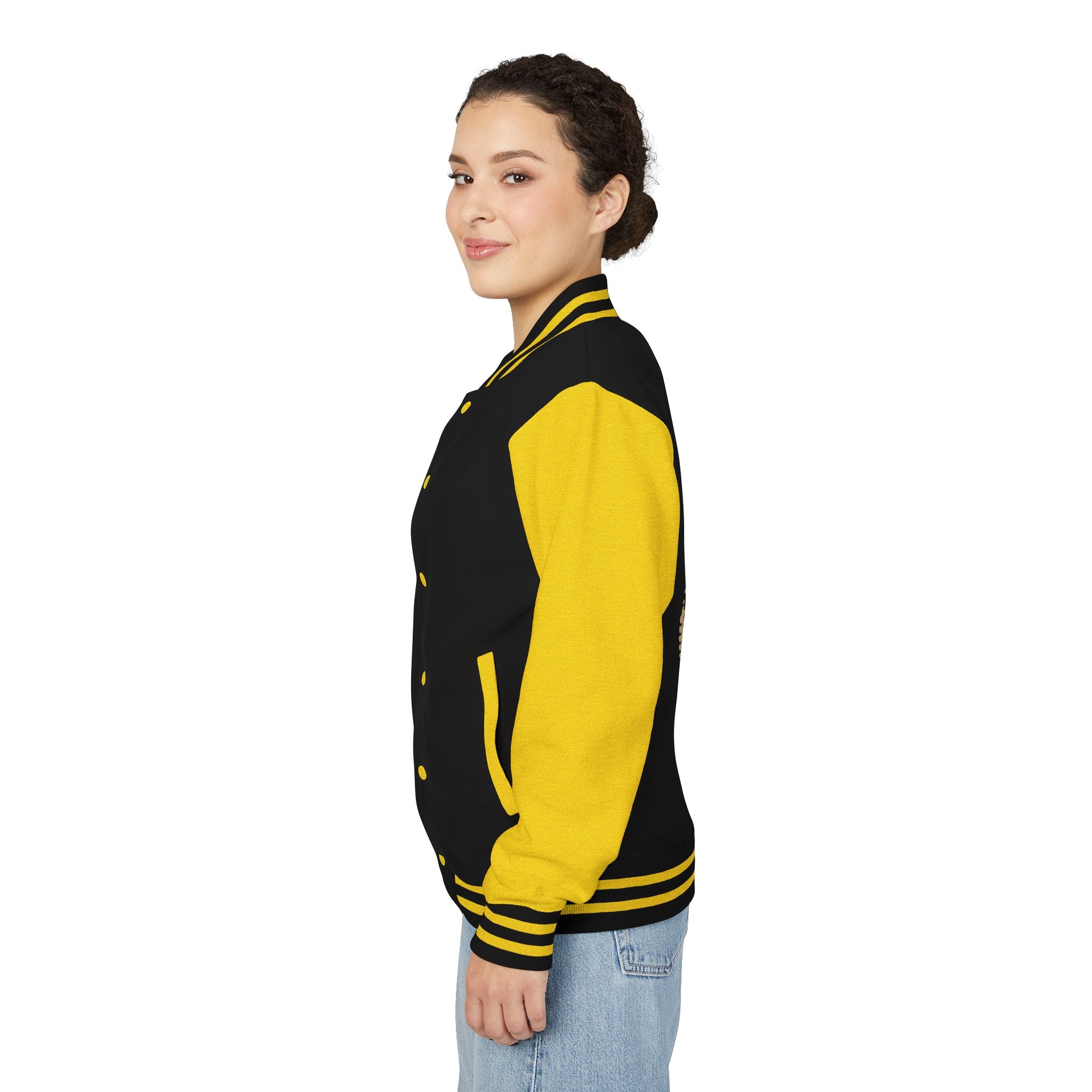 Child of God Emblem Letterman Jacket | Red White Varsity