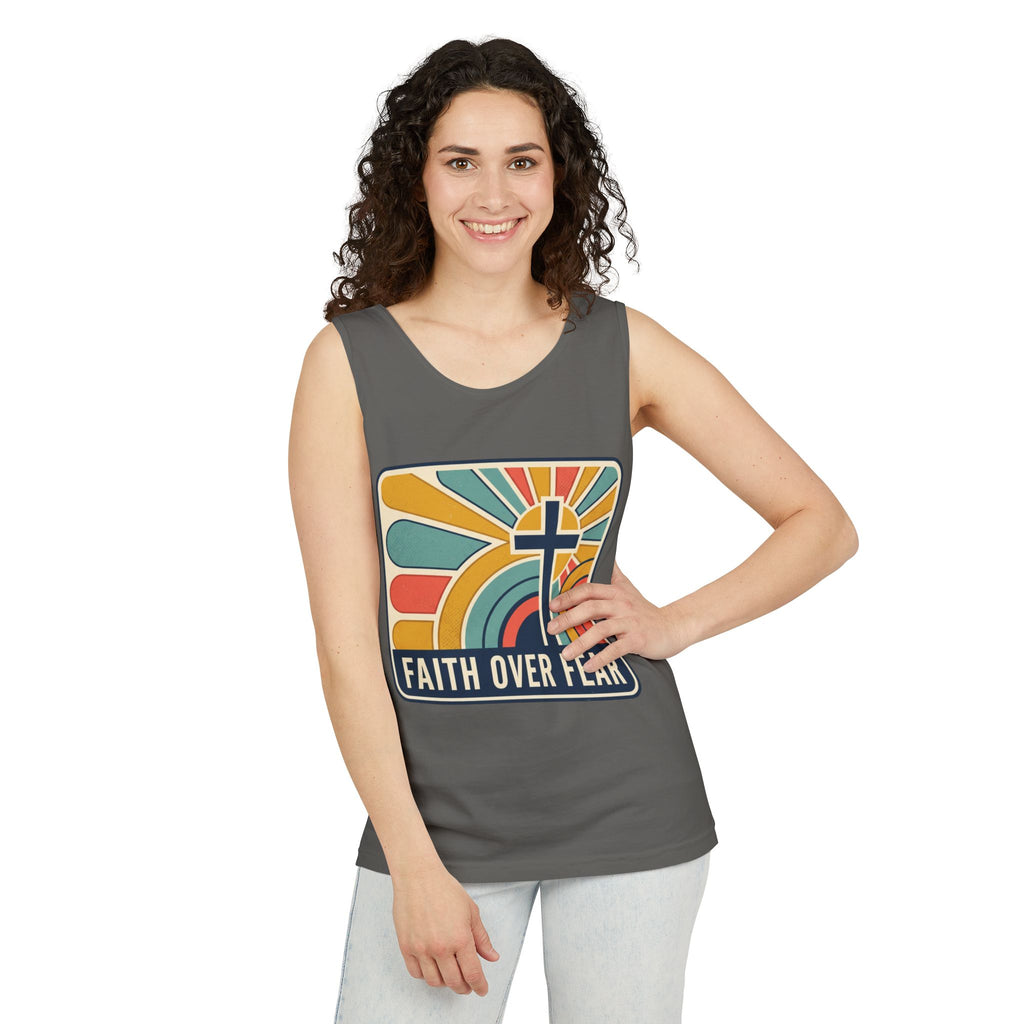 Faith over Fear tank top | Christian faith apparel