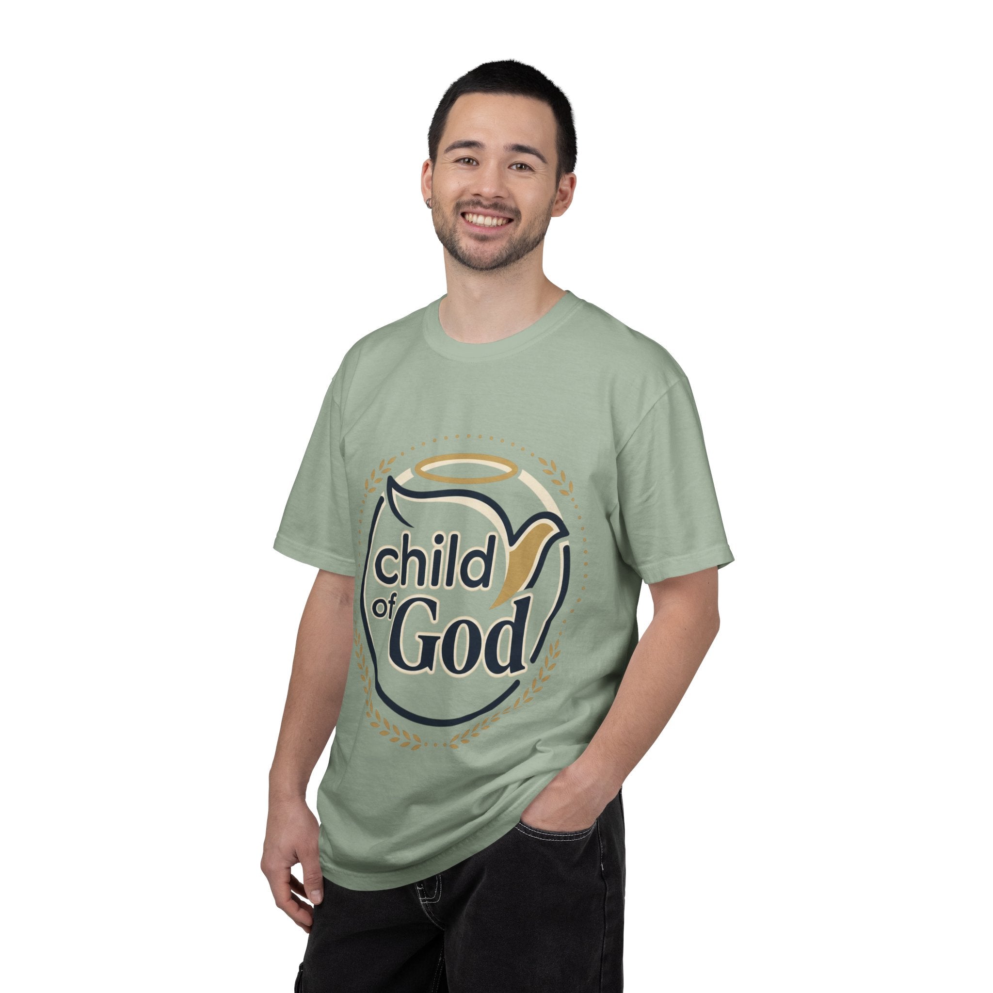 Child of God T‑Shirt — Faith Christian Tee with Dove & Halo