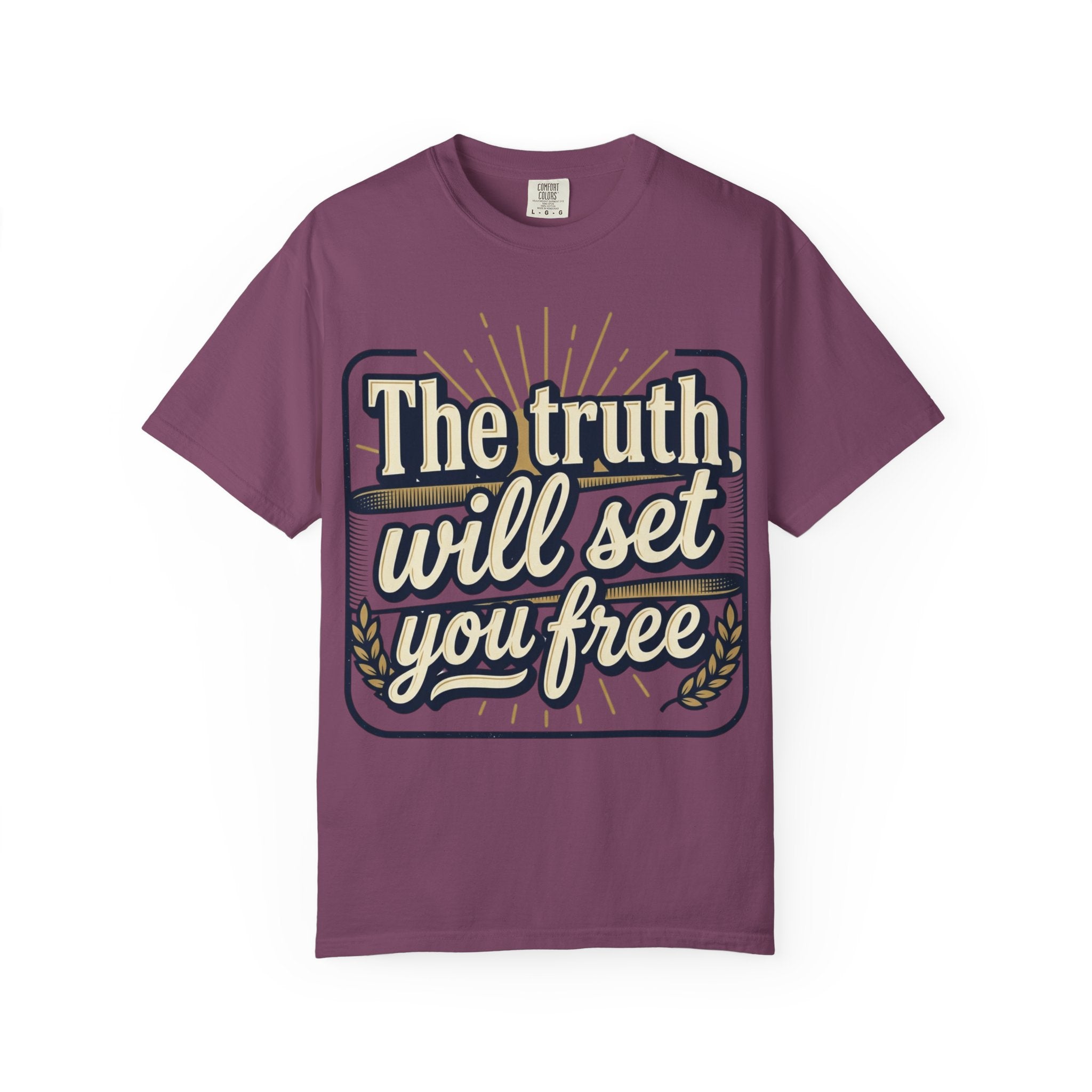 T-Shirt — "The Truth Will Set You Free" Inspirational Graphic Tee