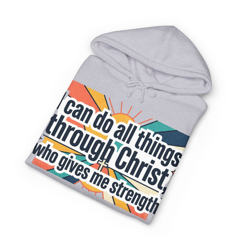 All things through God Hooded Sweatshirt