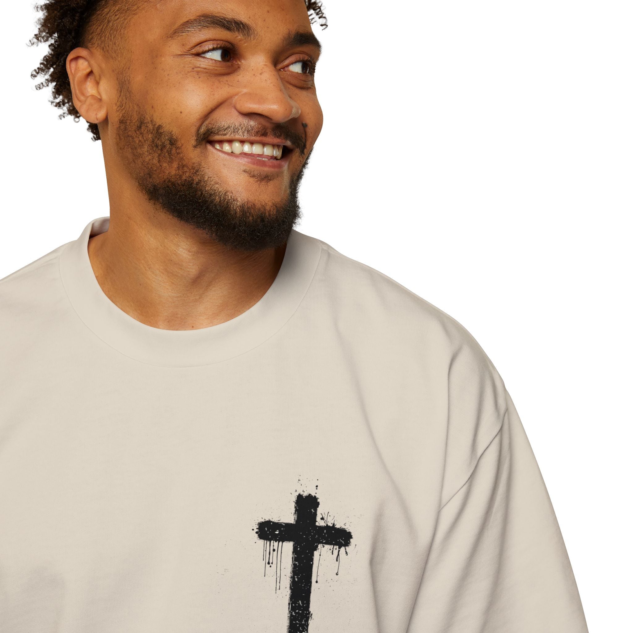 Dripping Paint Cross T-Shirt | Grunge Christian Tee