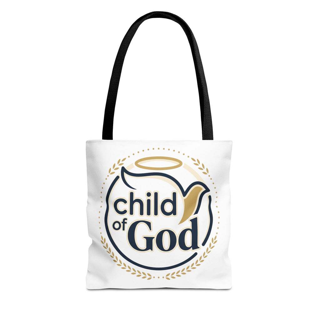 Child of God Tote Bag — All-Over Print Christian Canvas Tote
