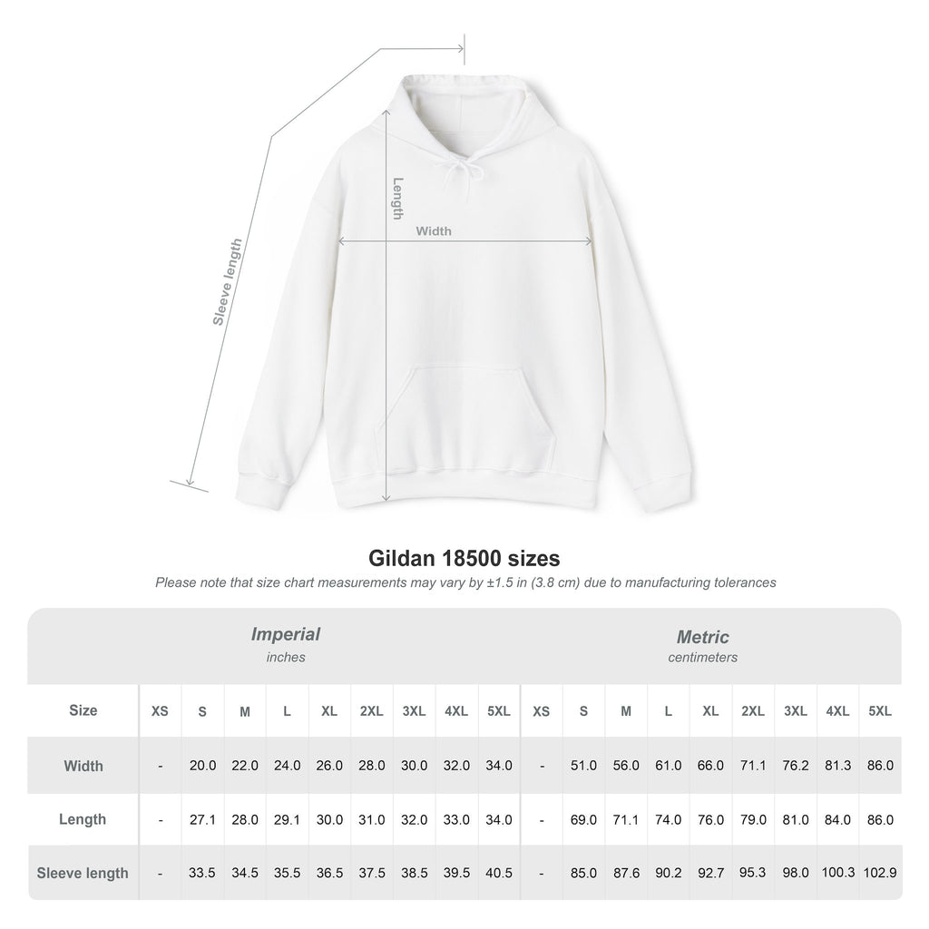 Christian Fish Symbal Heavy Blend™ Hooded Sweatshirt