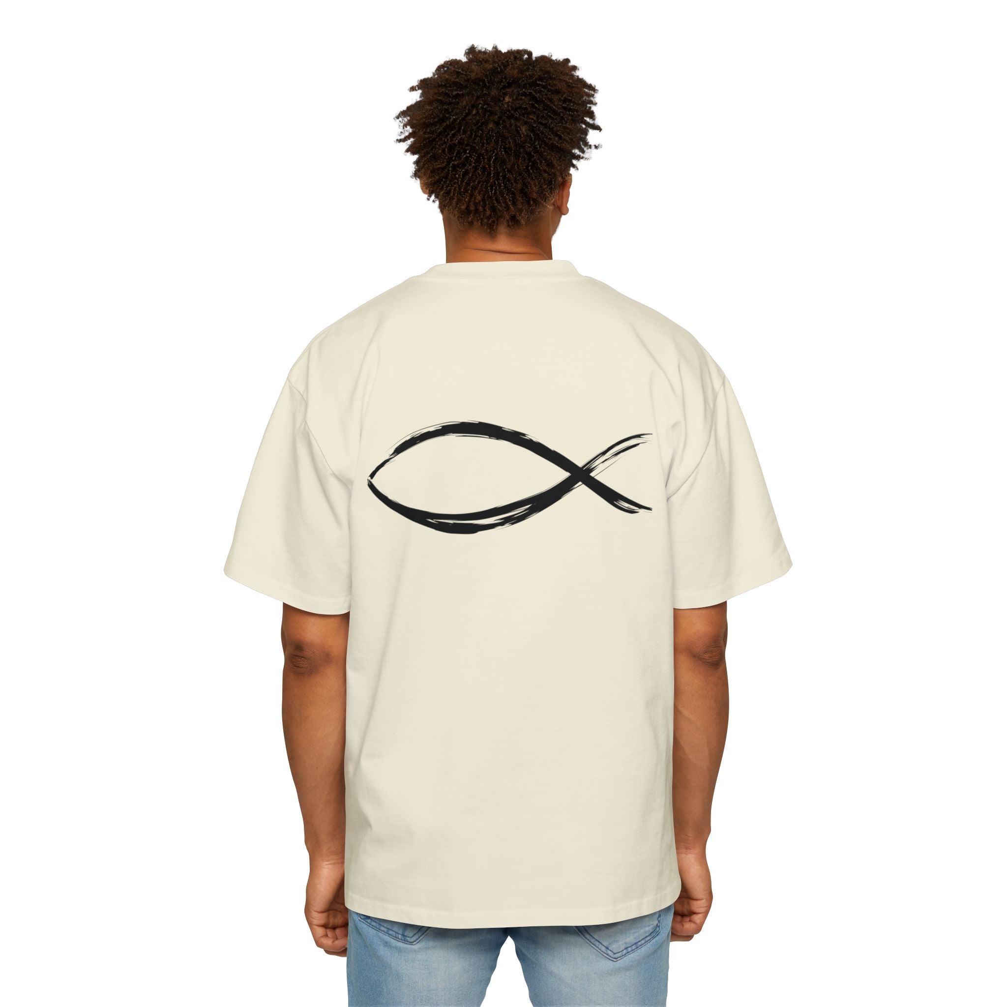 Fish Christian Symbol| Grunge Christian Tee