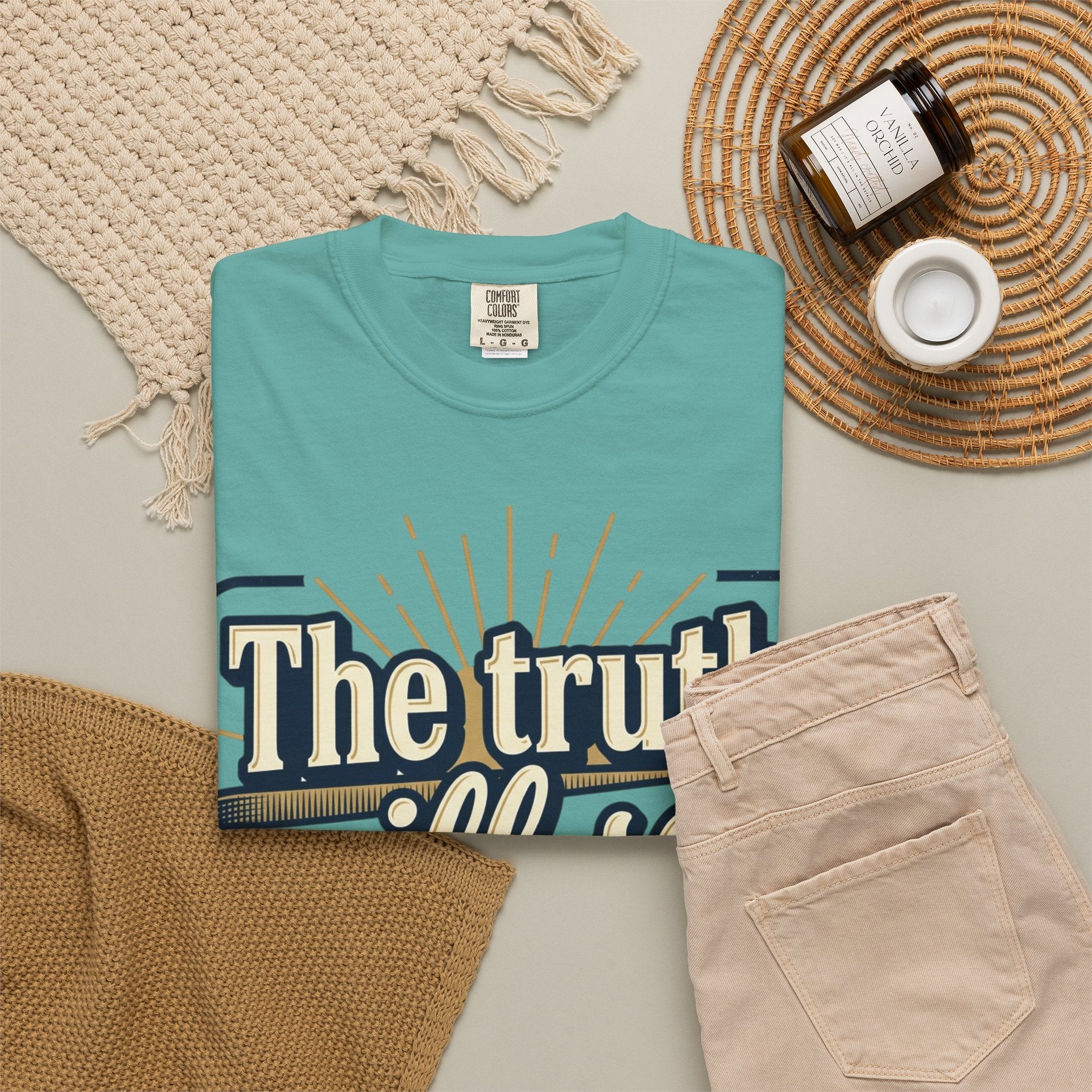 T-Shirt — "The Truth Will Set You Free" Inspirational Graphic Tee