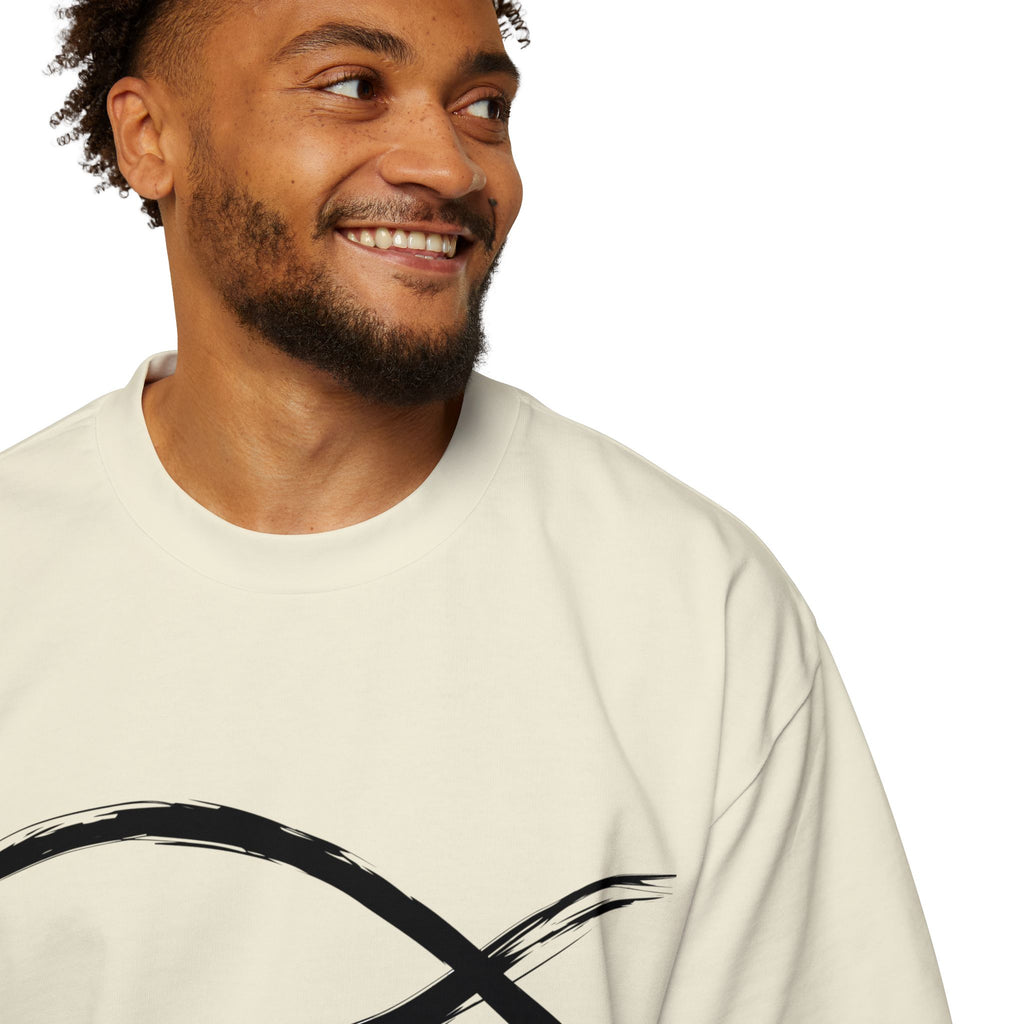 Fish Christian Symbol| Grunge Christian Tee