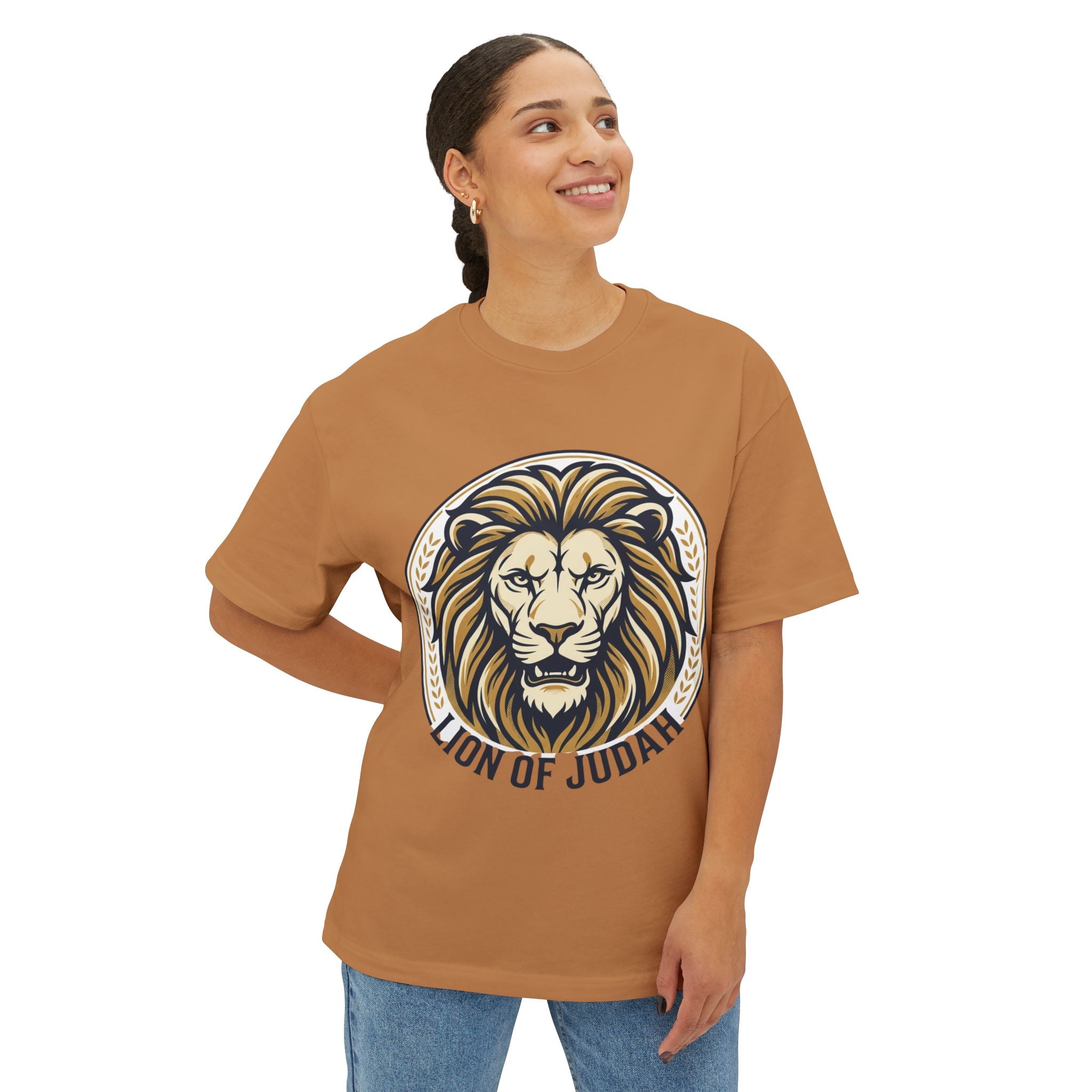 Lion of Judah Tee — Bold Christian Lion Graphic Shirt