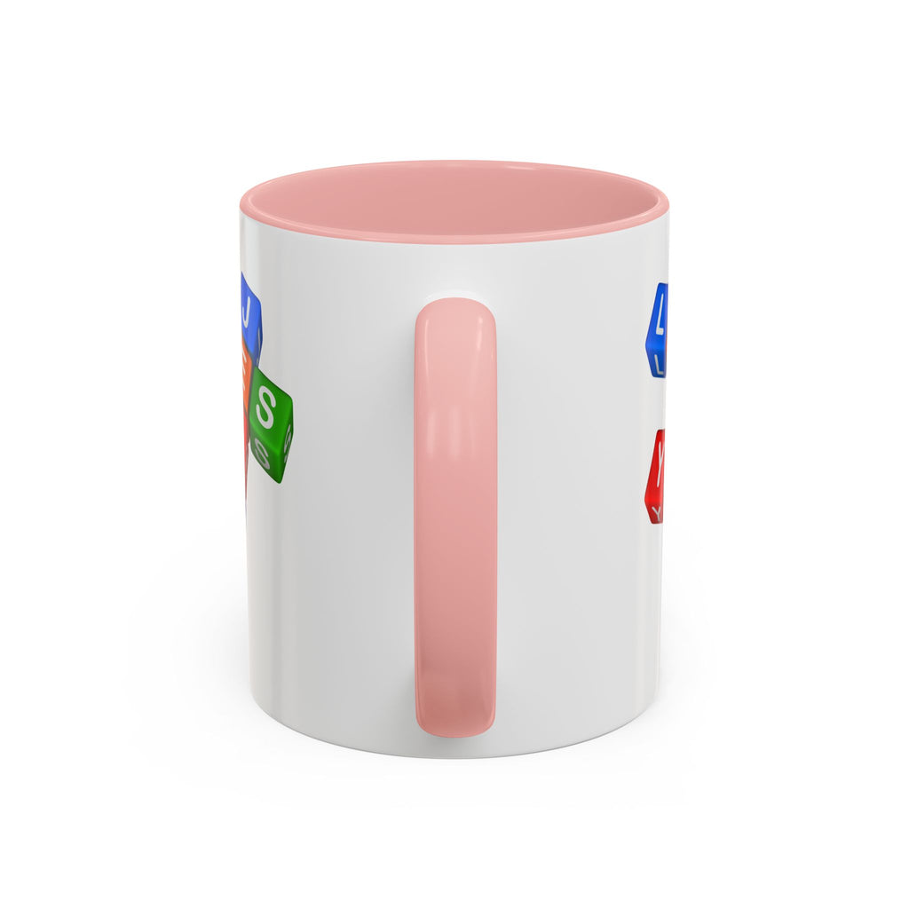 Colorful Letter Blocks 'Jesus Loves You' Mug | Accent Coffee Mug