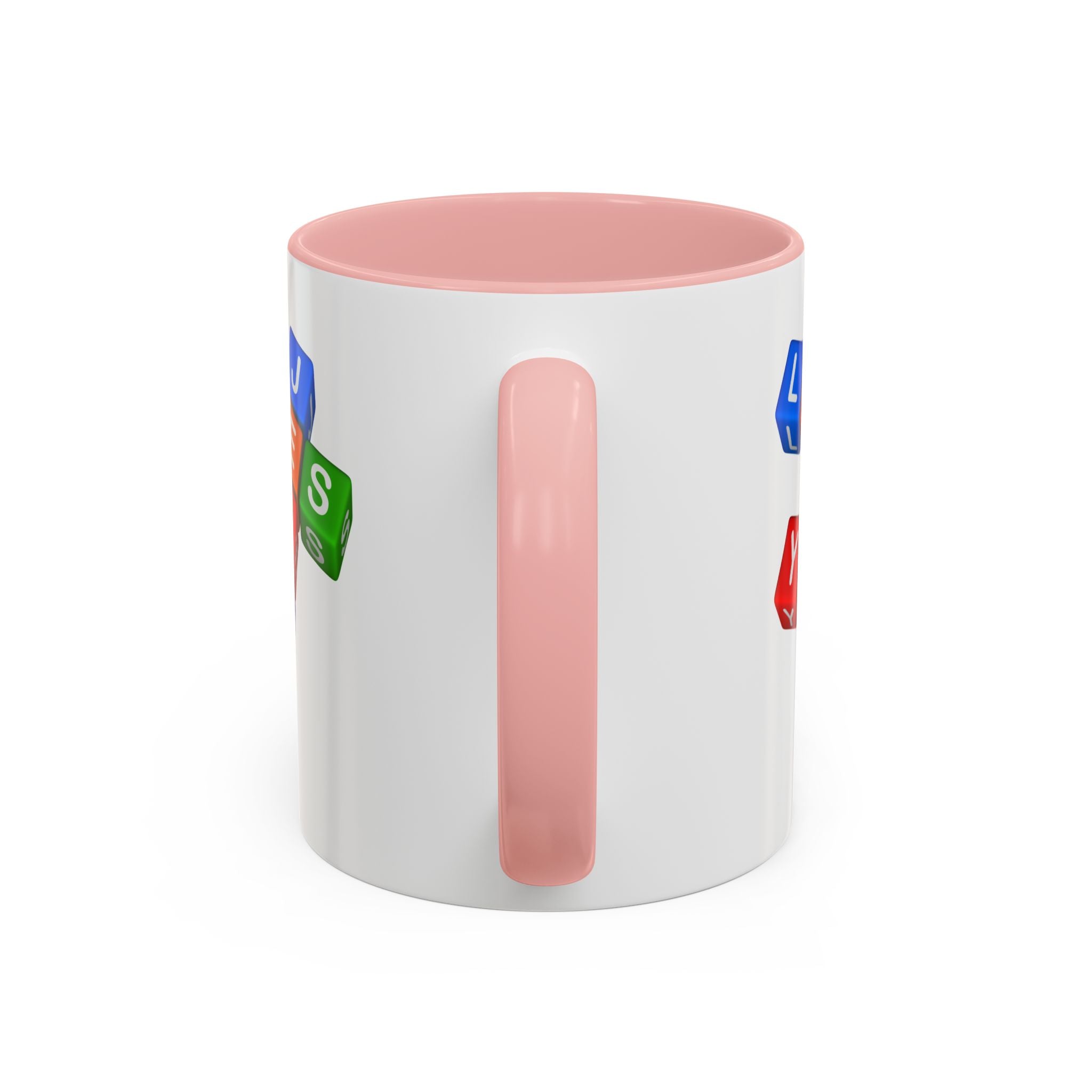 Colorful Letter Blocks 'Jesus Loves You' Mug | Accent Coffee Mug