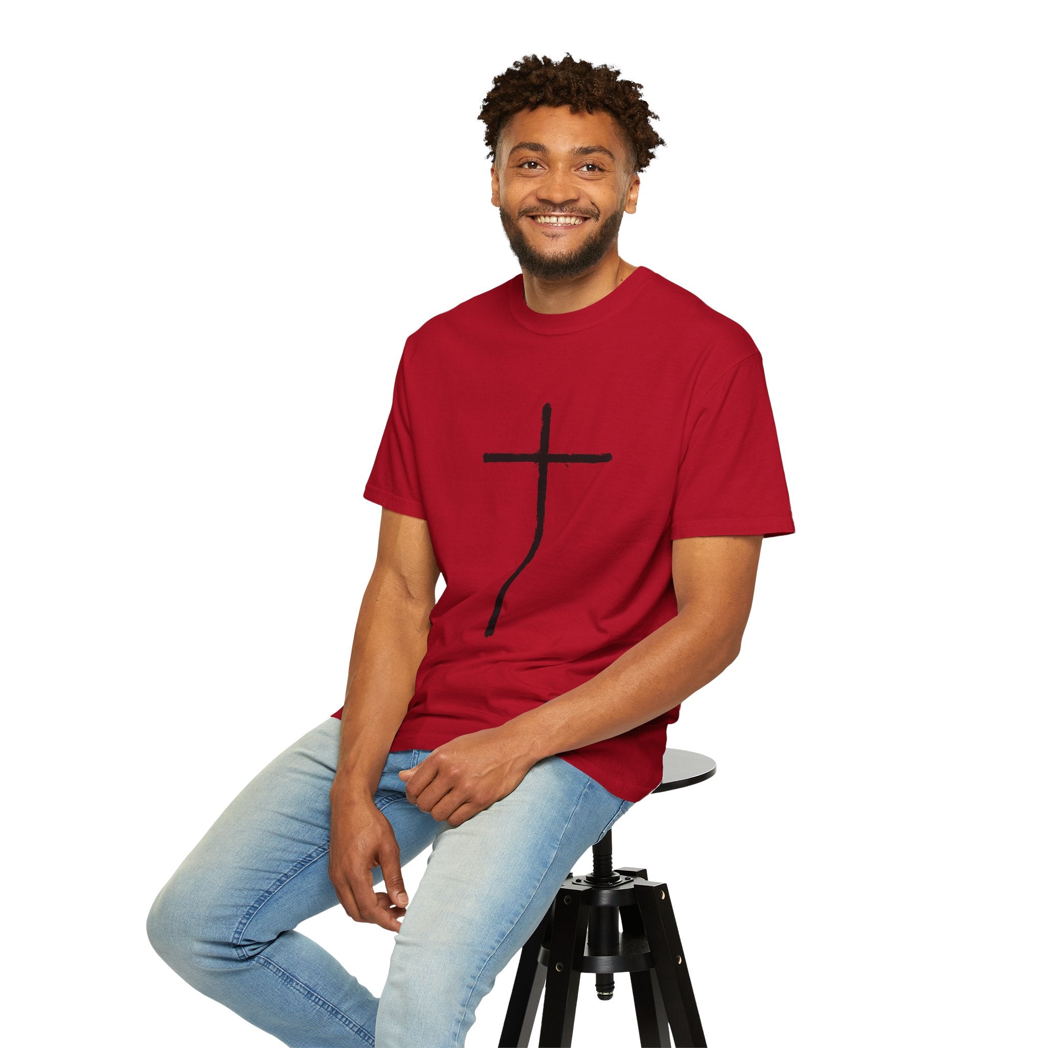 Cross T-shirt | Religious Gothic Faith Design
