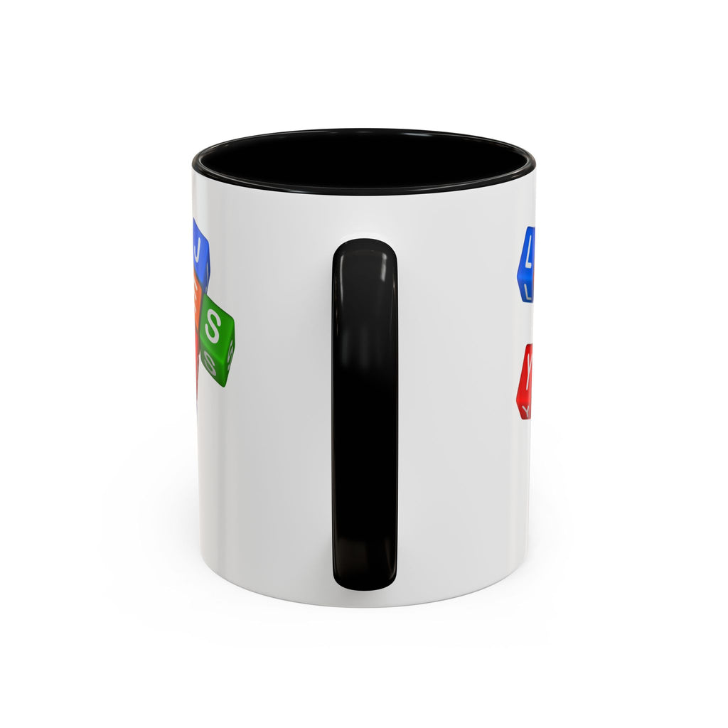 Colorful Letter Blocks 'Jesus Loves You' Mug | Accent Coffee Mug