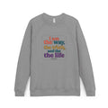 Christian Retro Rainbow Sweatshirt — "I am the way the truth and the life"