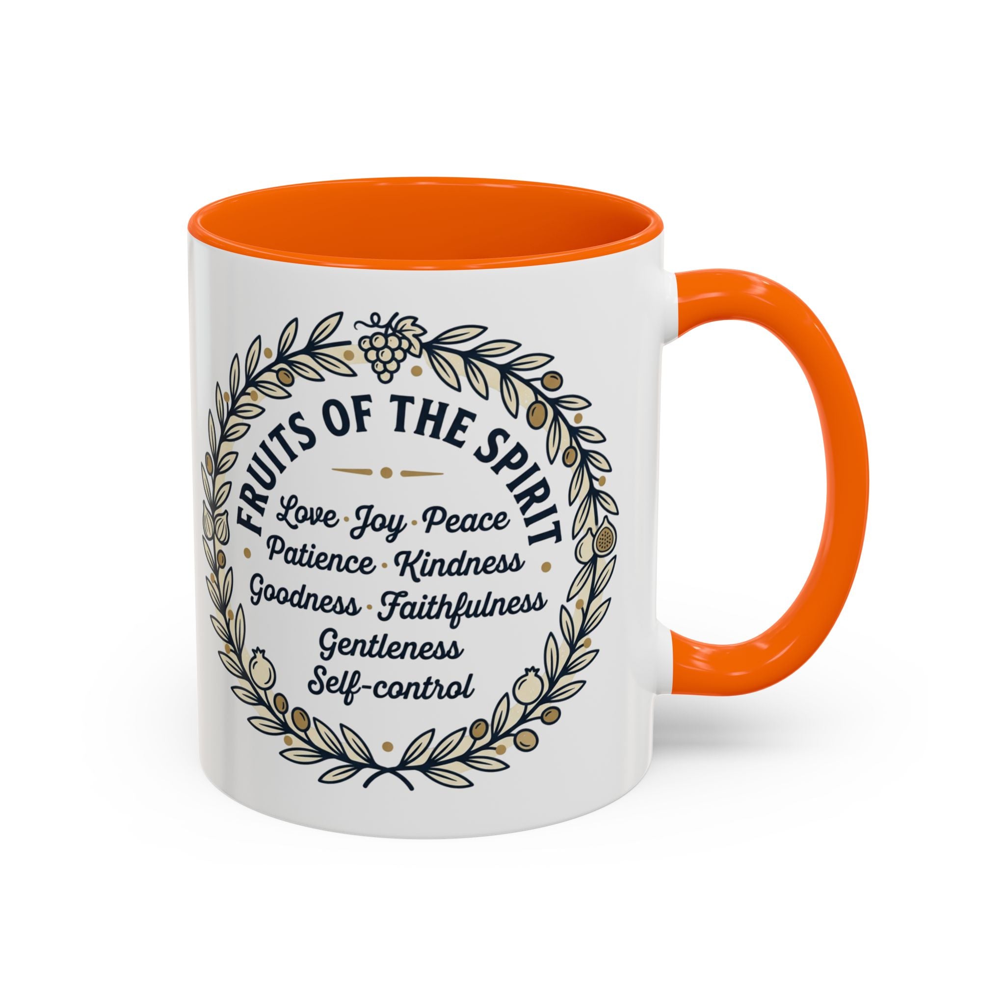 Fruits of the spirit Script Mug | Accent Coffee Mug