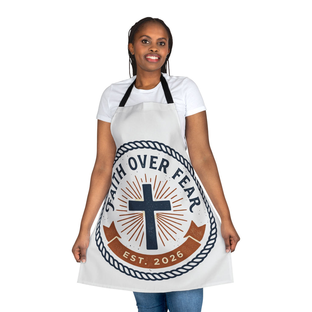 Faith Over Fear cross apron | Apron