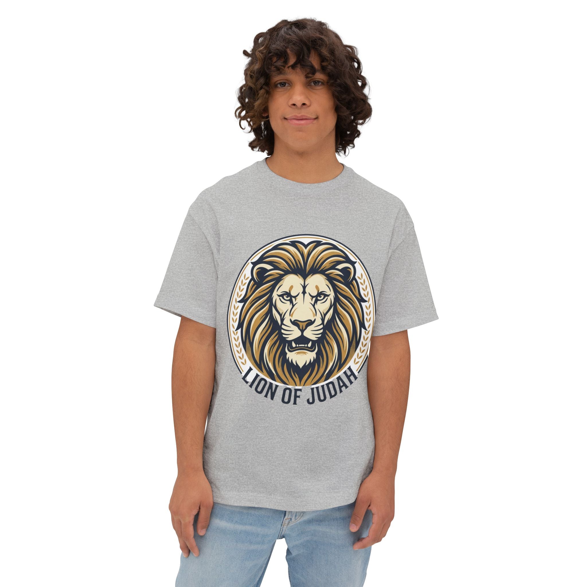 Lion of Judah Tee — Bold Christian Lion Graphic Shirt