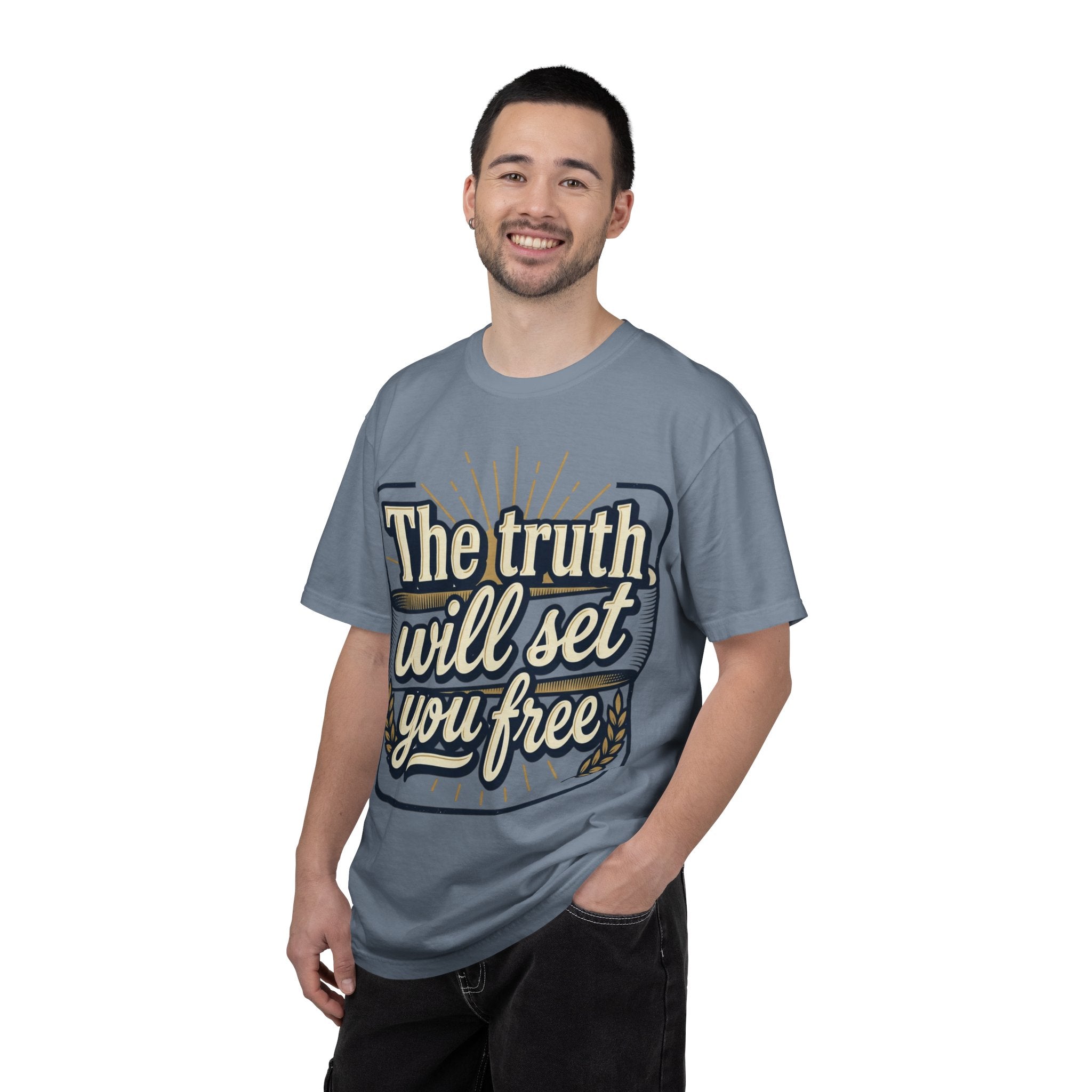 T-Shirt — "The Truth Will Set You Free" Inspirational Graphic Tee