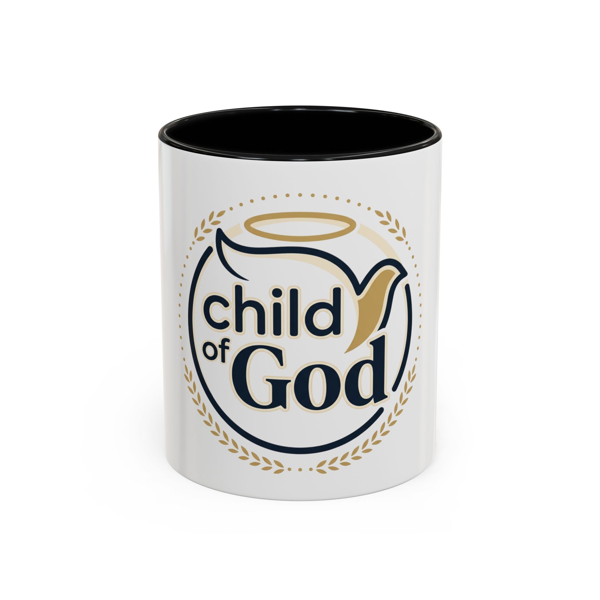 Child of God Accent Coffee Mug — 11/15 oz Christian Faith Ceramic Mug