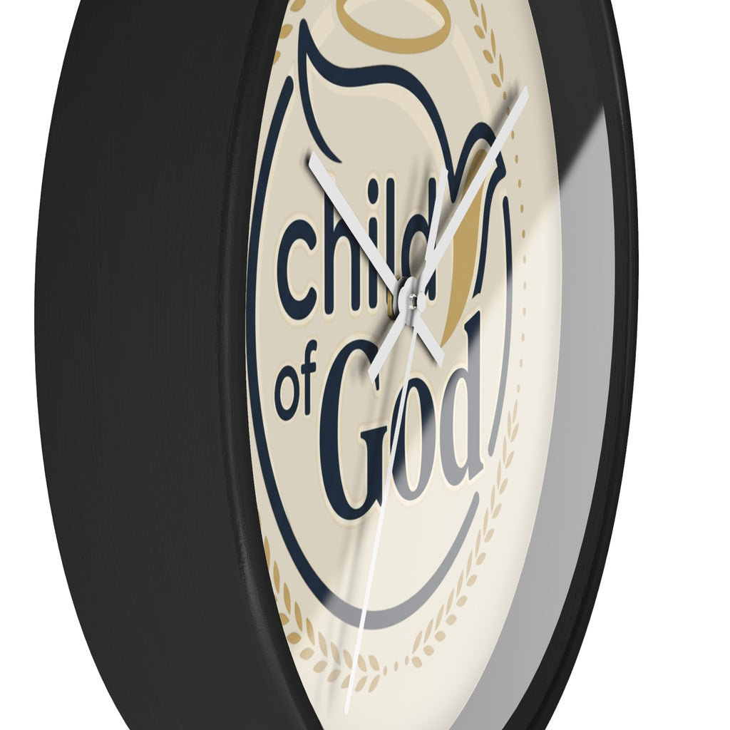 Child of God Wall Clock | Christian Decor, Dove and Halo Design