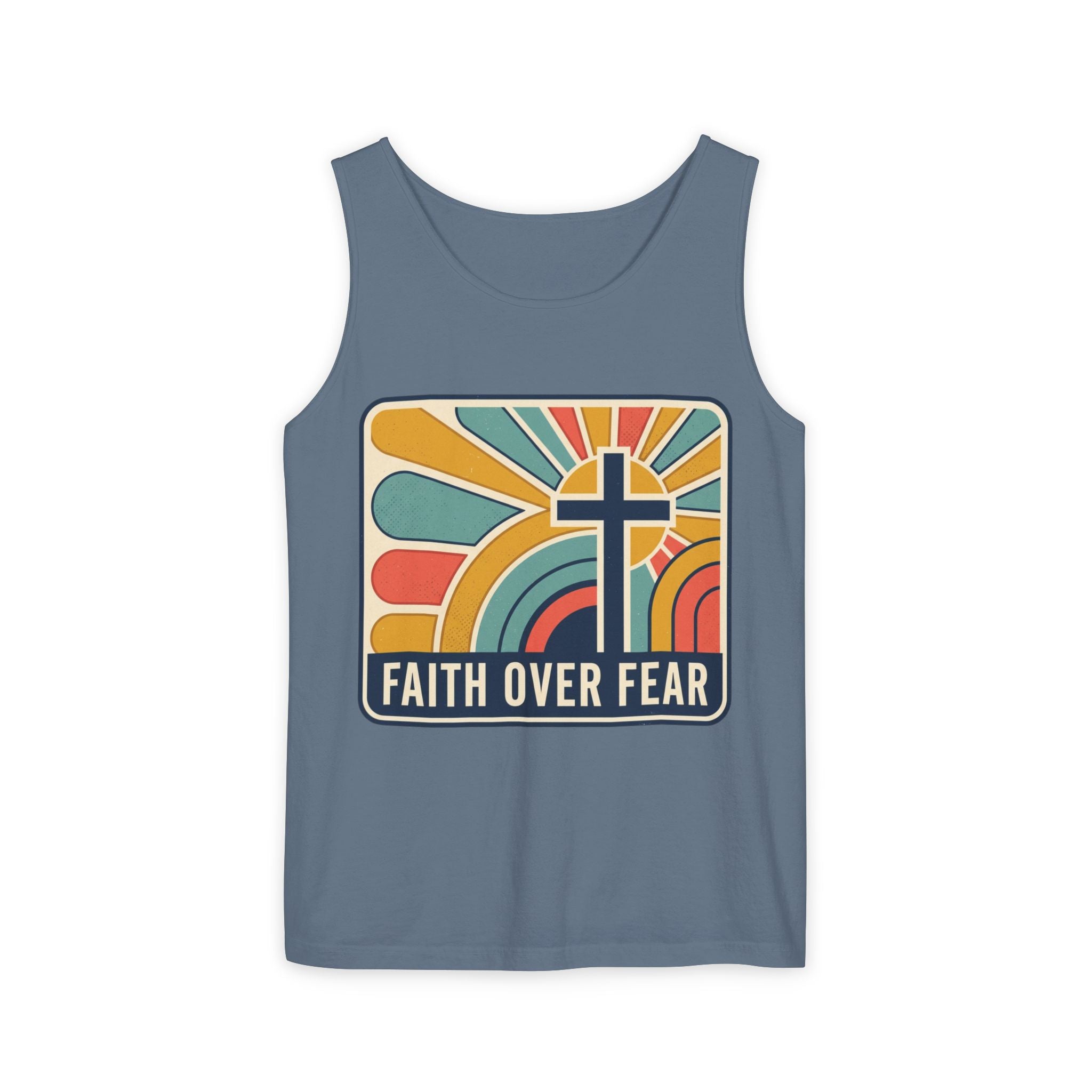 Faith over Fear tank top | Christian faith apparel