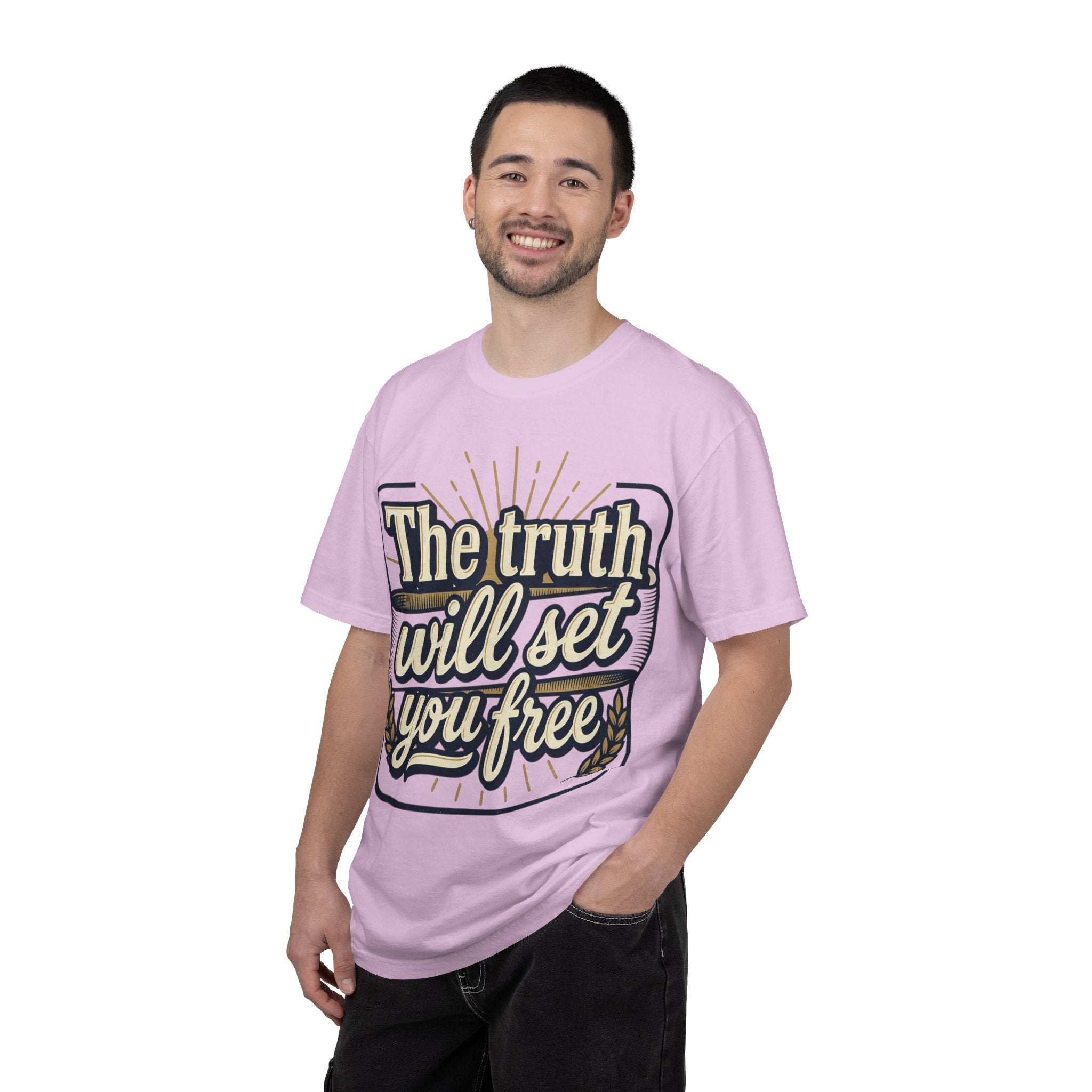 T-Shirt — "The Truth Will Set You Free" Inspirational Graphic Tee